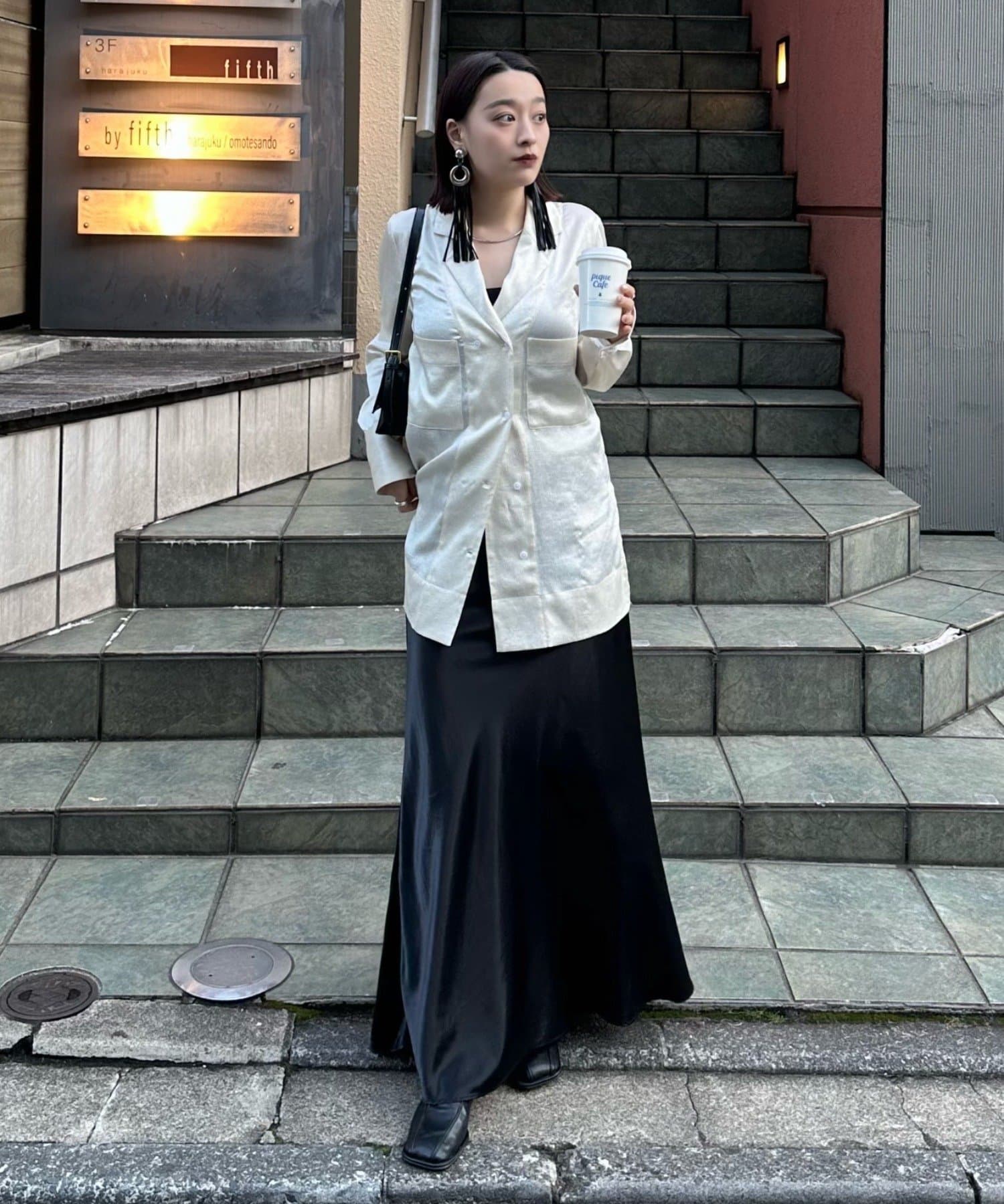 Lui's(ルイス) サテンバイアスマーメイドスカート 26AW