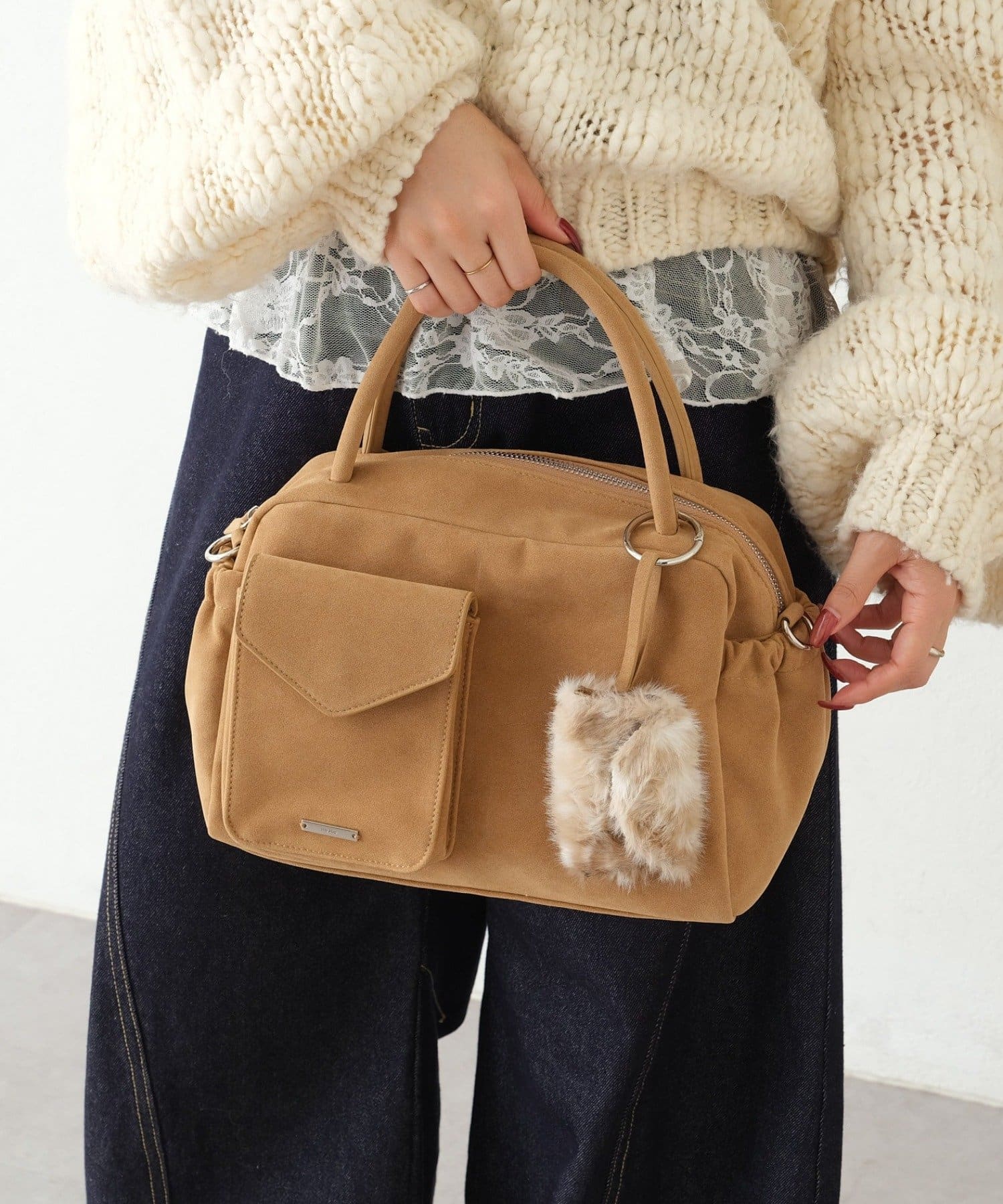 mystic(ミスティック) 【WEB限定BEIGE / 人気のため追加決定】バンビポーチポケットBAG