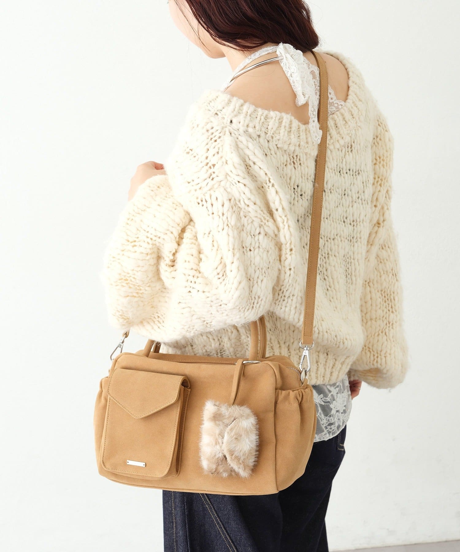 mystic(ミスティック) 【WEB限定BEIGE / 人気のため追加決定】バンビポーチポケットBAG