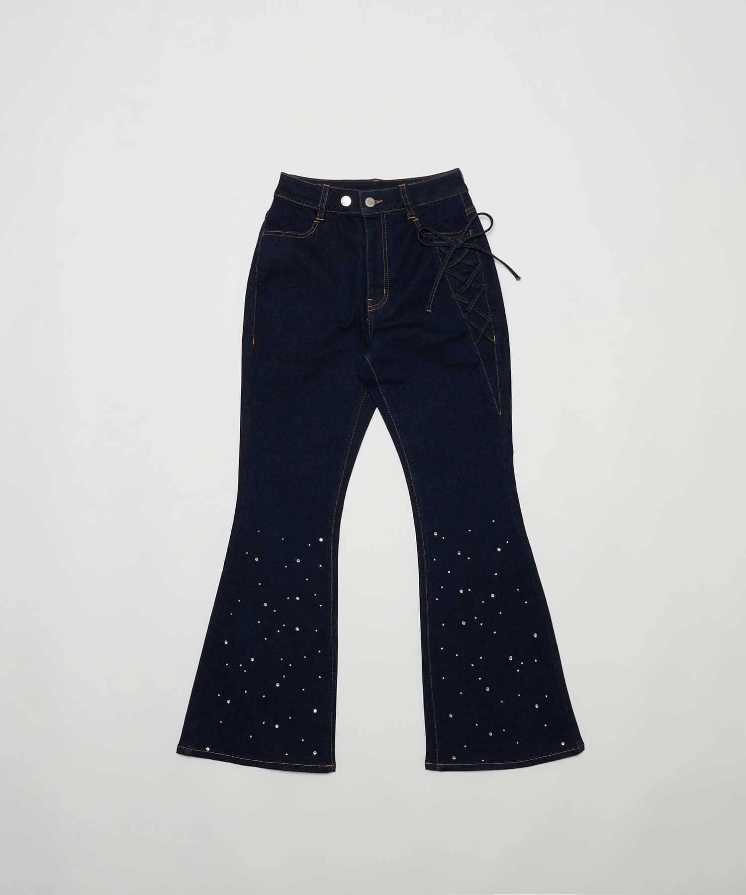 Belle Charme(ベルシャルム) Twinkle Flare Denim Pants