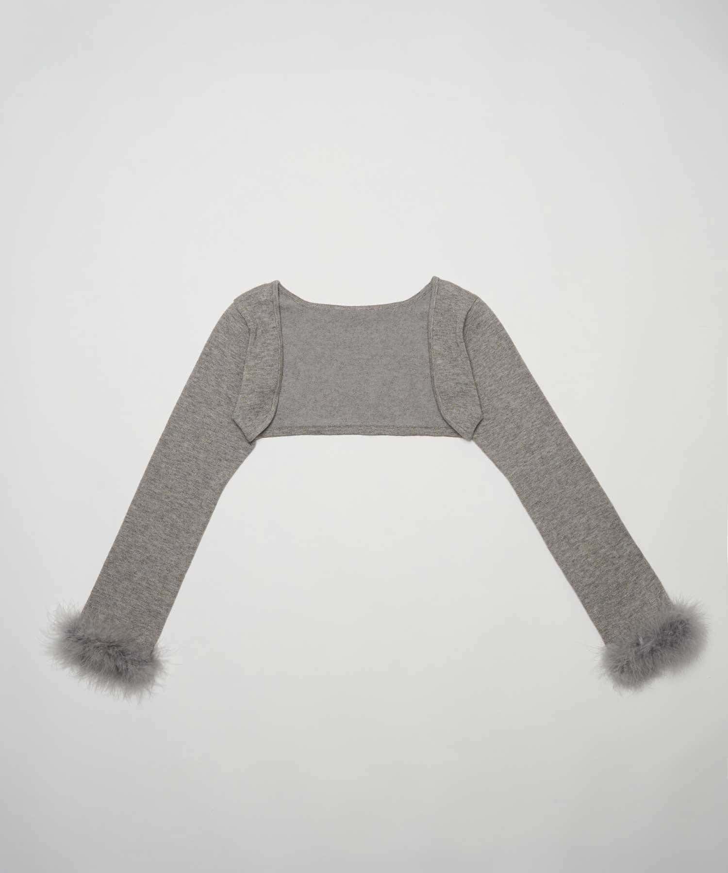 Belle Charme(ベルシャルム) Fur Sleeve Bolero