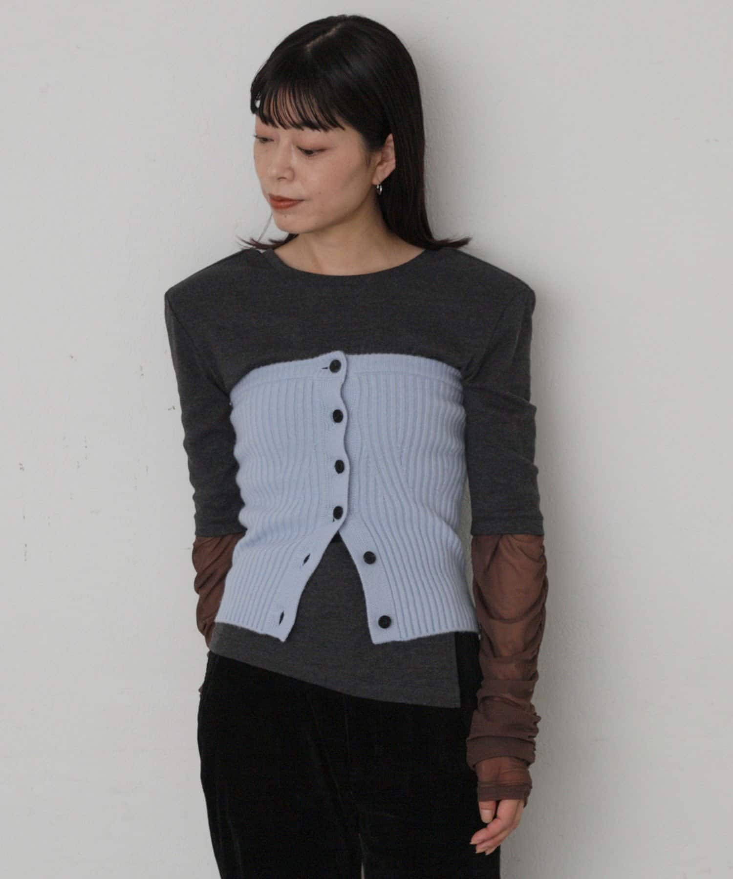 Pasterip(パセリ) Merino wool bustier