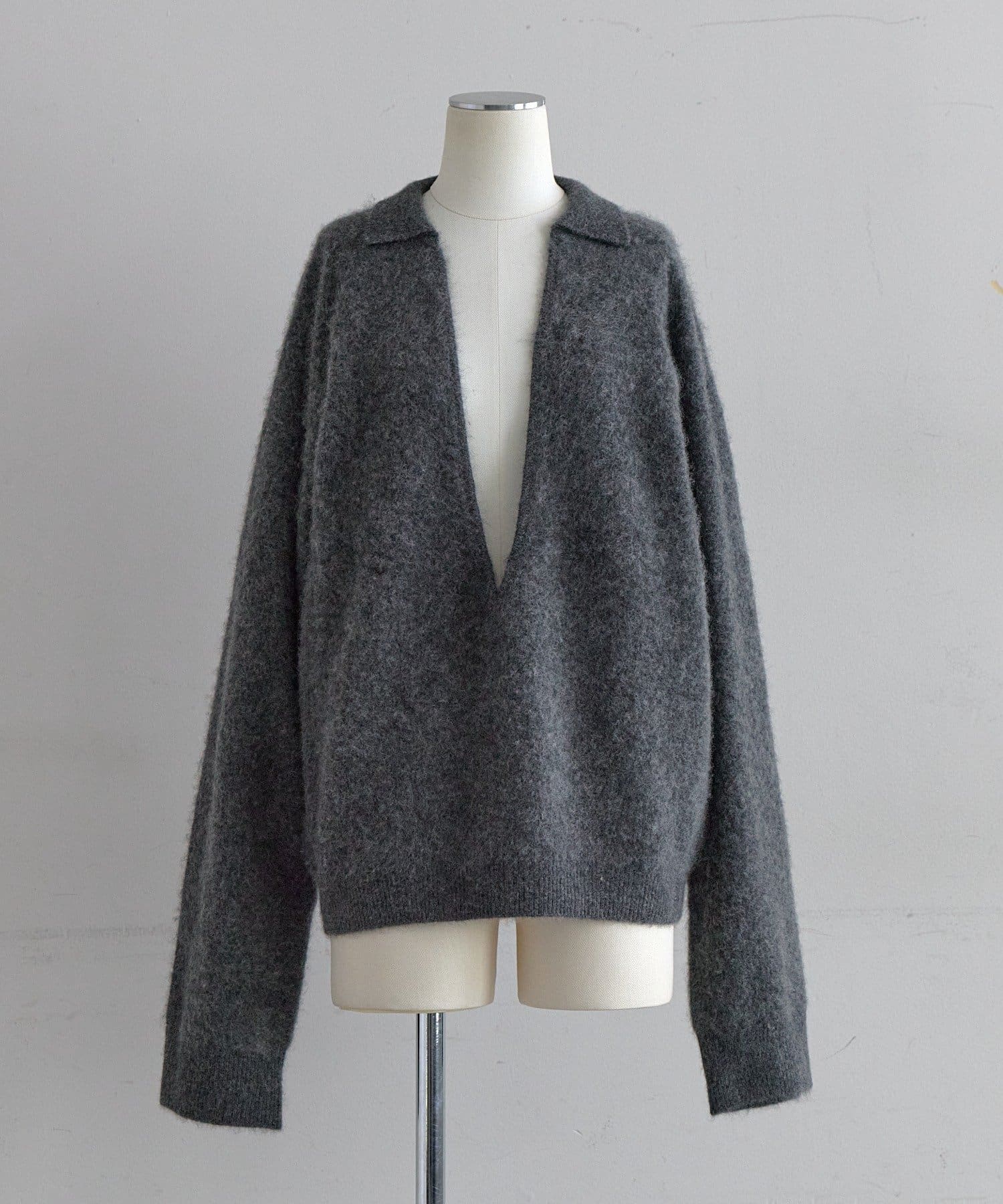Pasterip(パセリ) Merino wool skipper knit