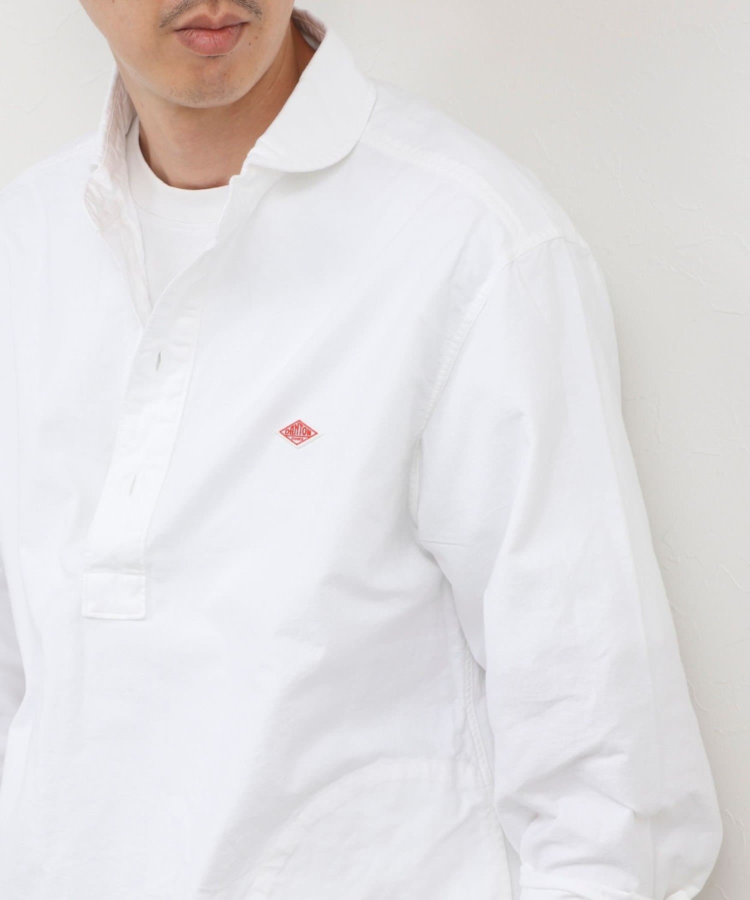 NOLLEY'S(ノーリーズ) 【DANTON/ダントン】ROUND COLLAR P/O SHIRT（DT-B0282 SOX）