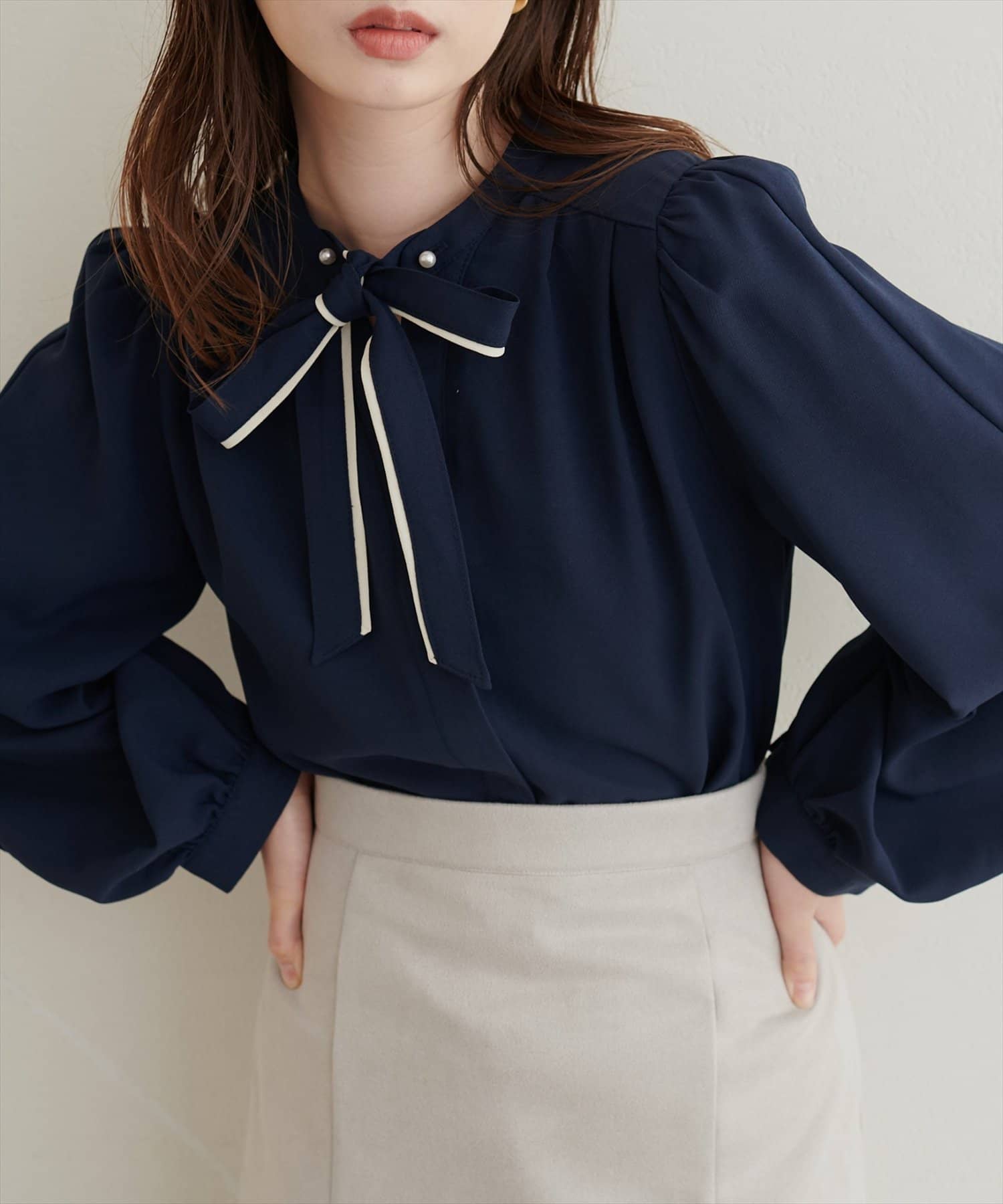 natural couture(ナチュラルクチュール) マルチWAYデザインブラウス