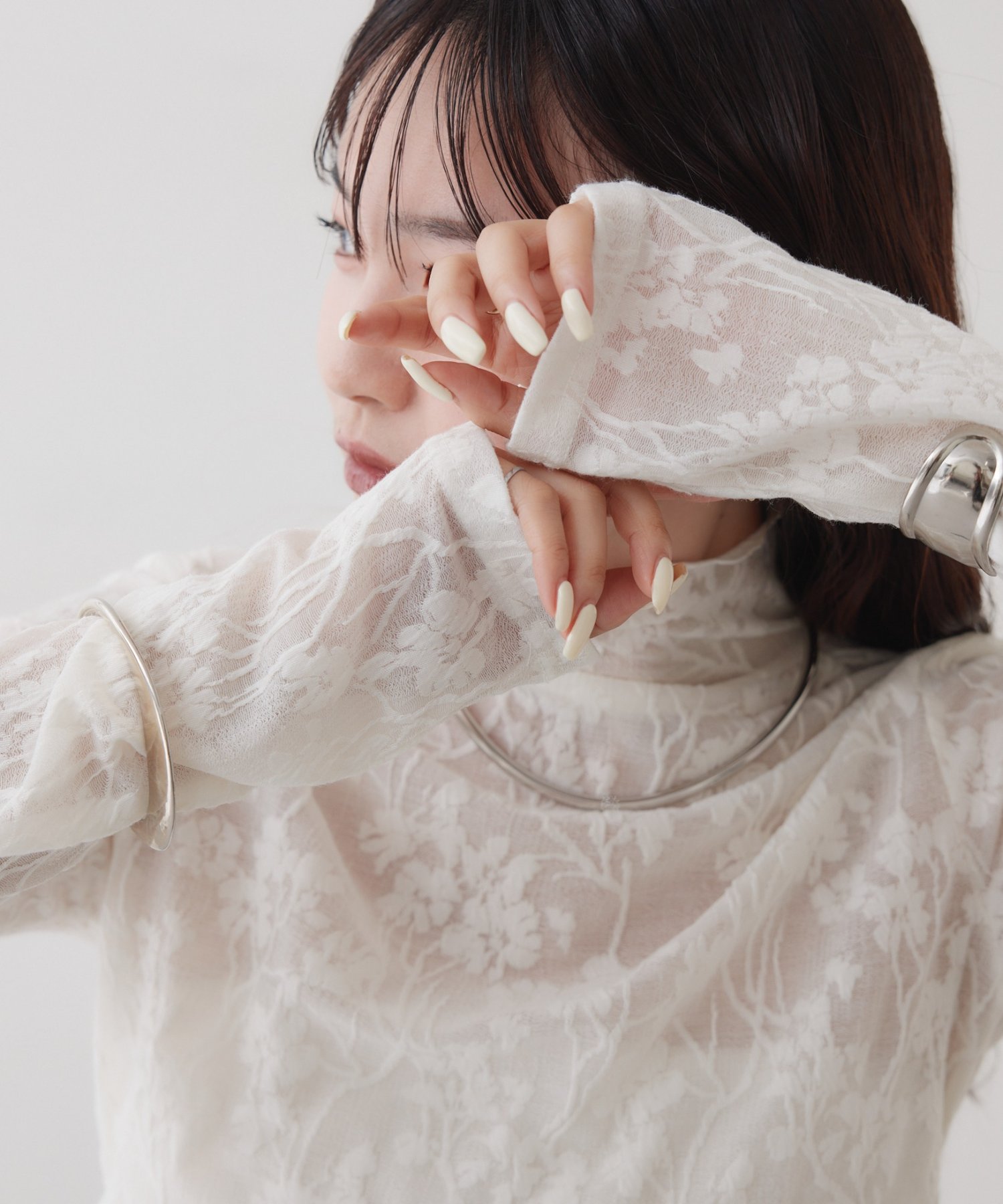 mystic(ミスティック) レースタートルプルオーバー