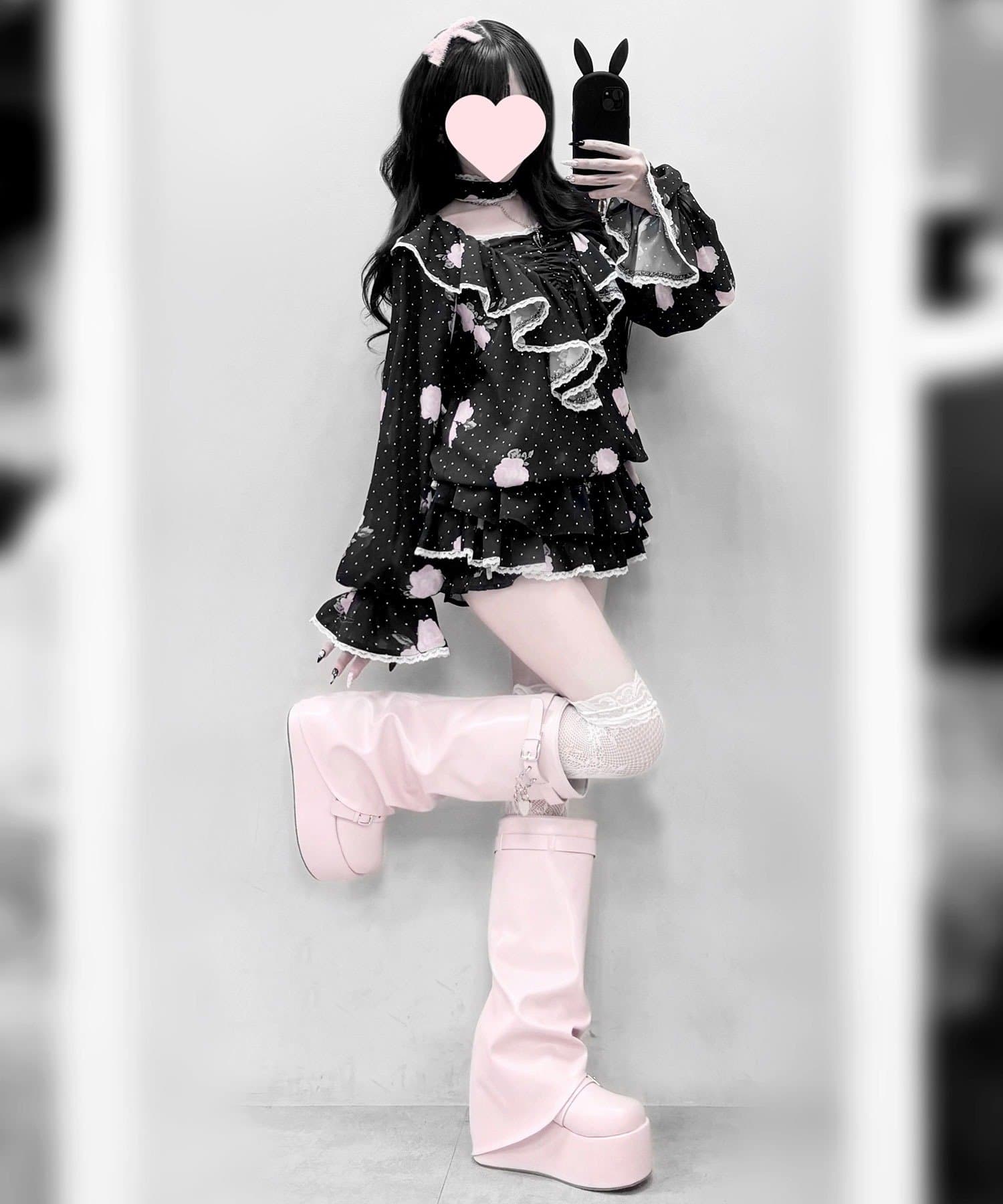 OLIVE des OLIVE(オリーブ デ オリーブ) 【インフルエンサー企画】miko rose skirt pants