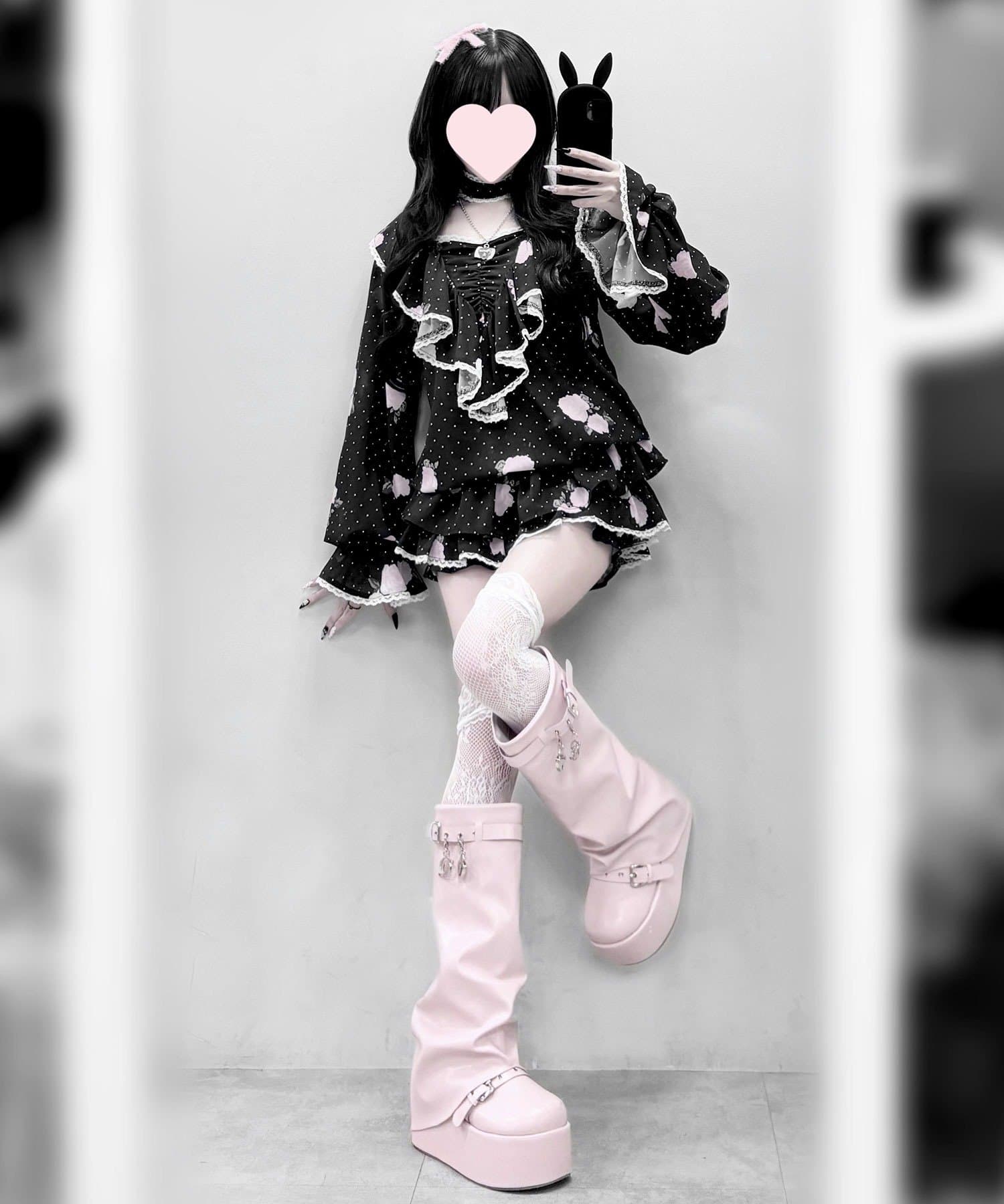 OLIVE des OLIVE(オリーブ デ オリーブ) 【インフルエンサー企画】miko rose blouse