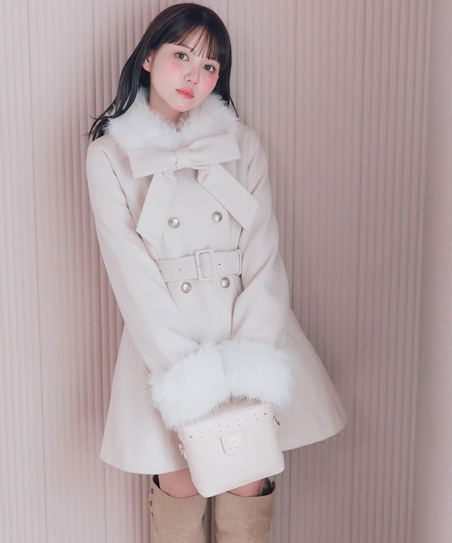 マルチwayで着回せる！】Snow Ribbon コート | OLIVE des OLIVE