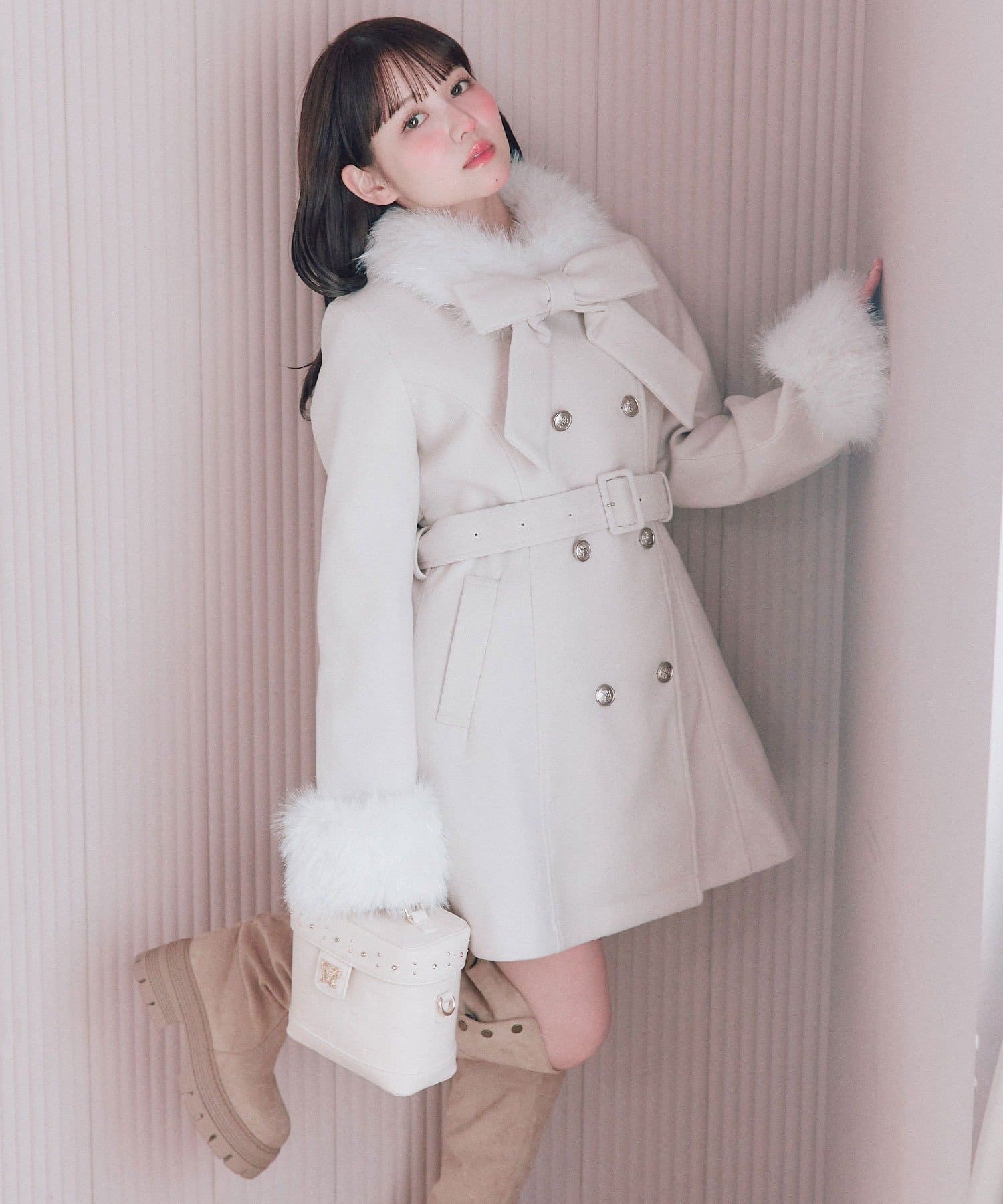 マルチwayで着回せる！】Snow Ribbon コート | OLIVE des OLIVE