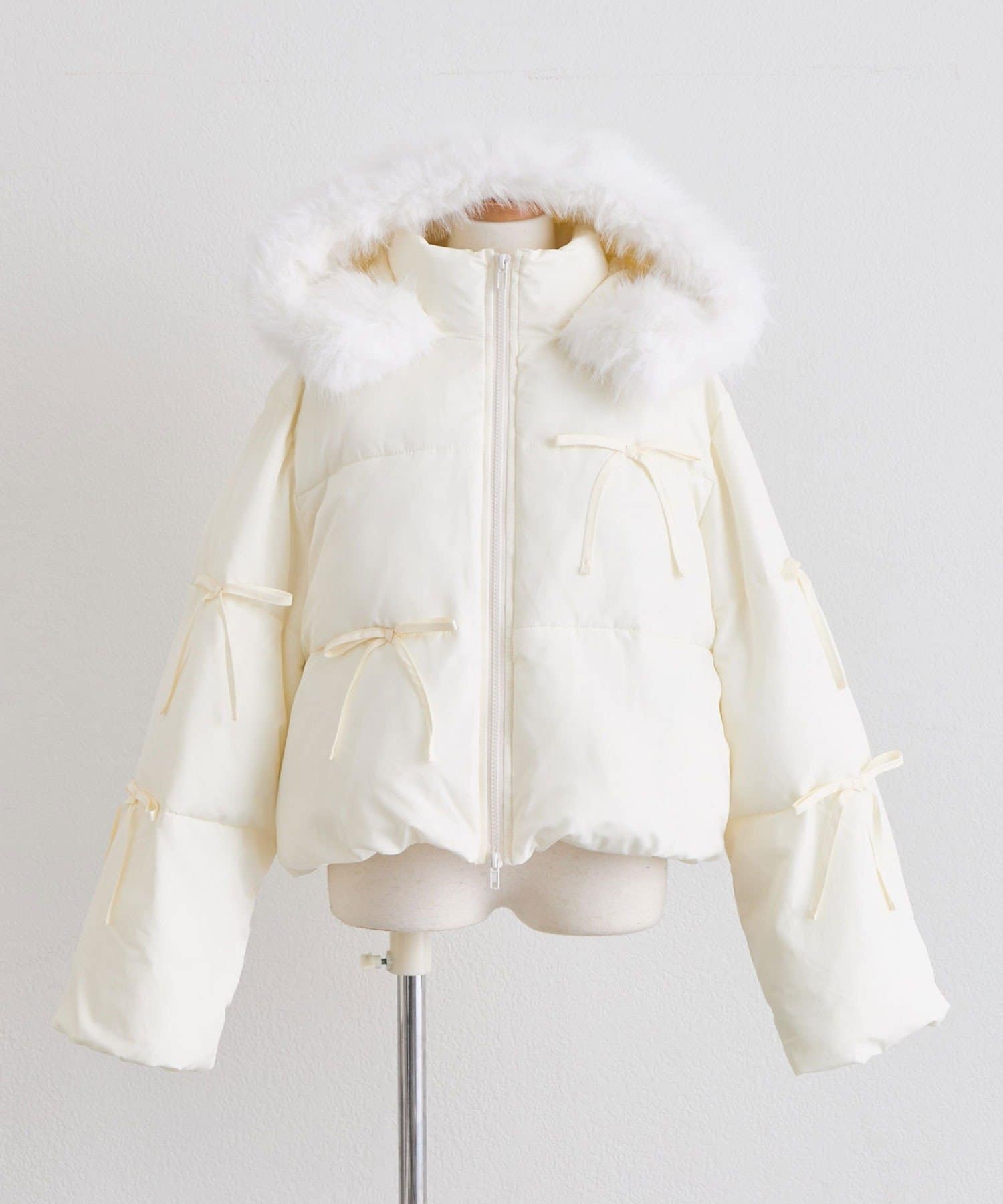 OLIVE des OLIVE(オリーブ デ オリーブ) Snow fur ショートエコダウン
