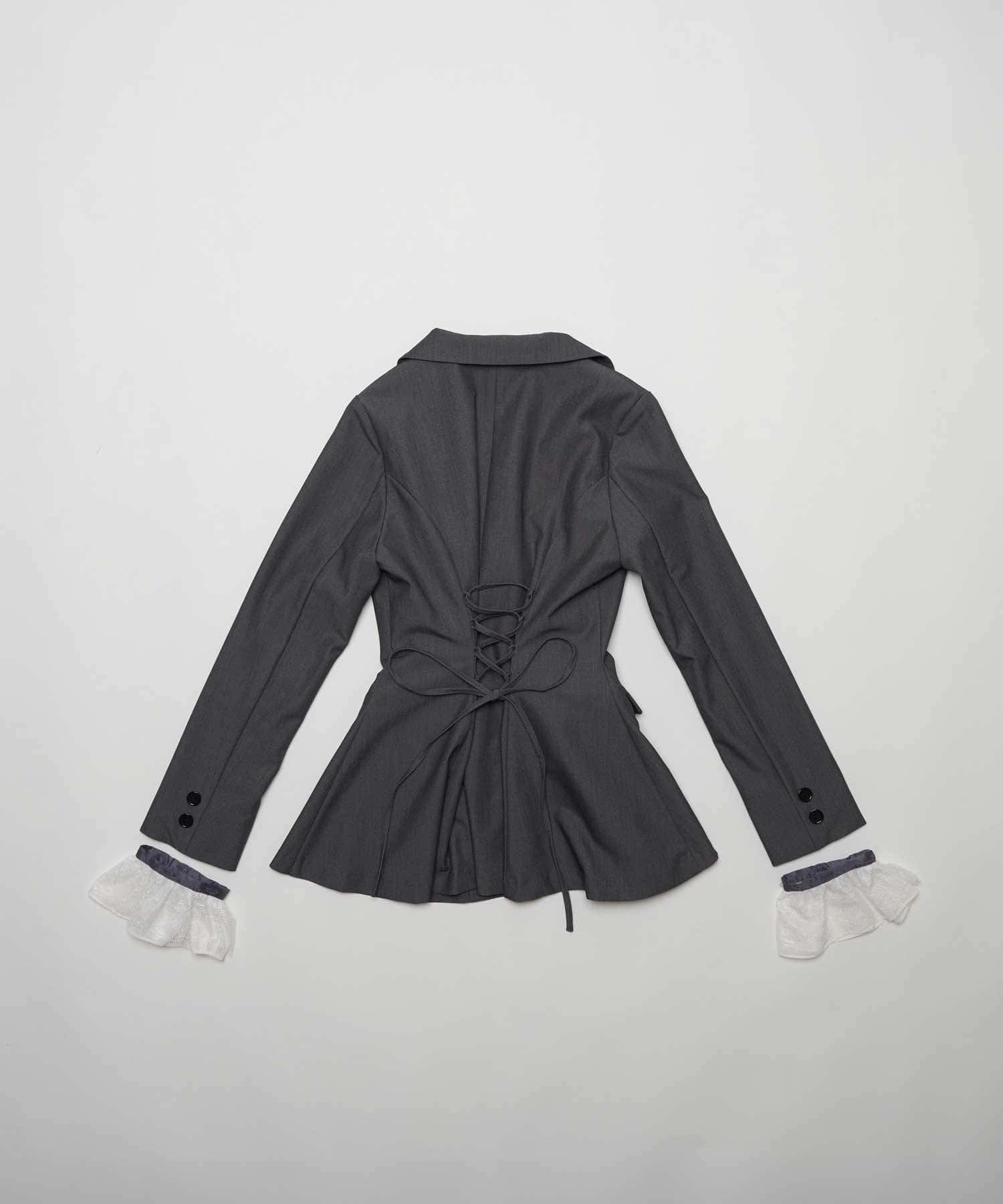 Belle Charme(ベルシャルム) Lace-up Tailored Jacket