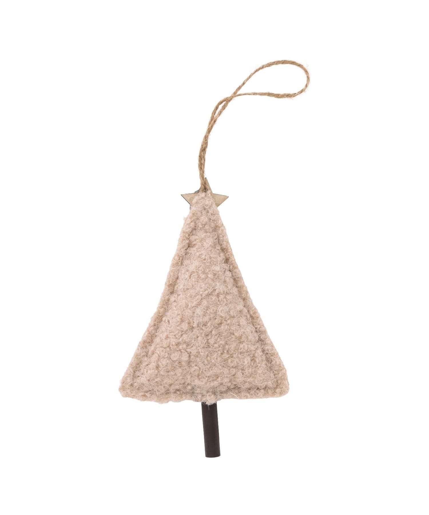 salut!(サリュ) ファブリック刺繍ツリーオーナメント／Natural Christmas