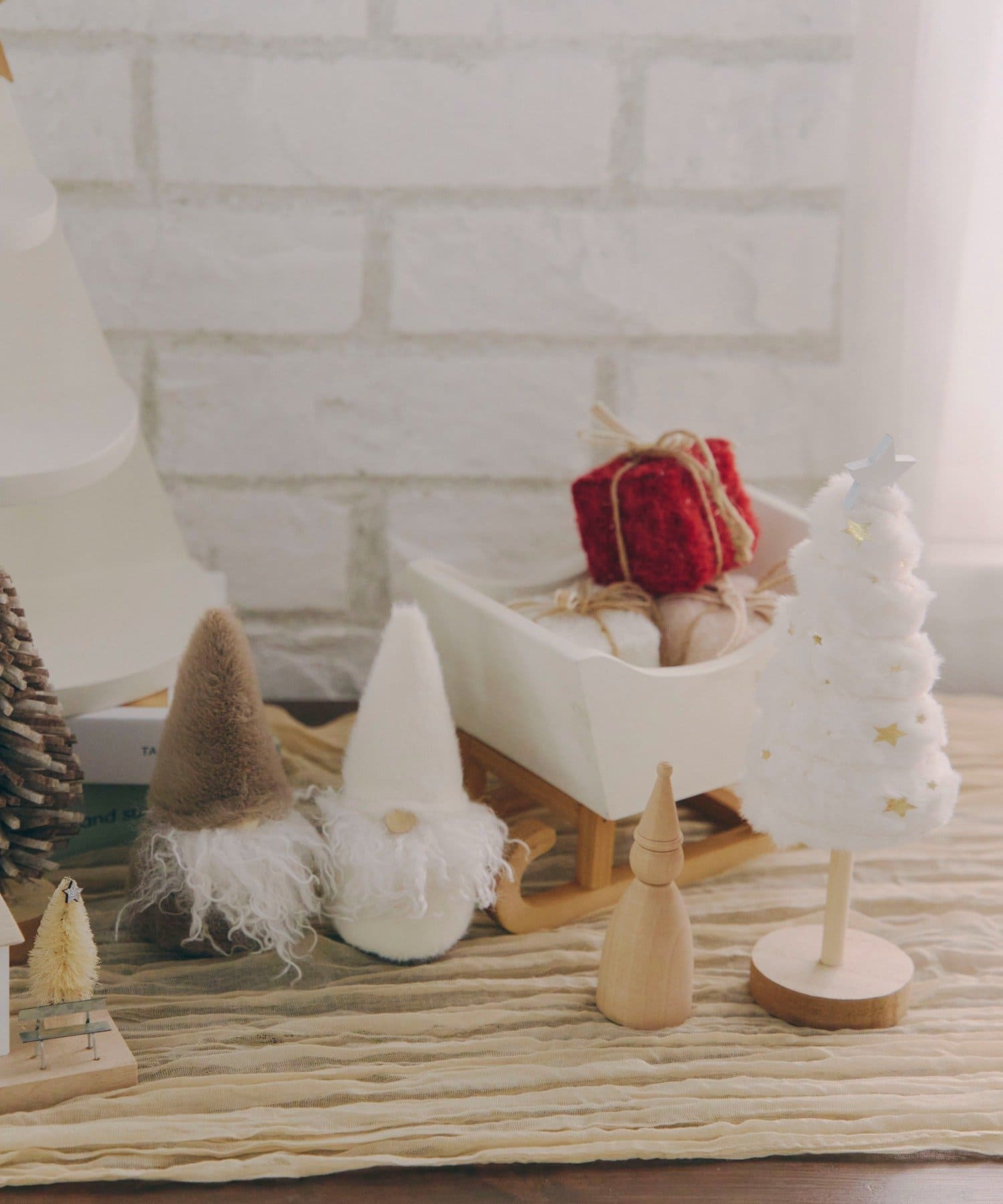 salut!(サリュ) ウッドナチュラルサンタ／Natural Christmas