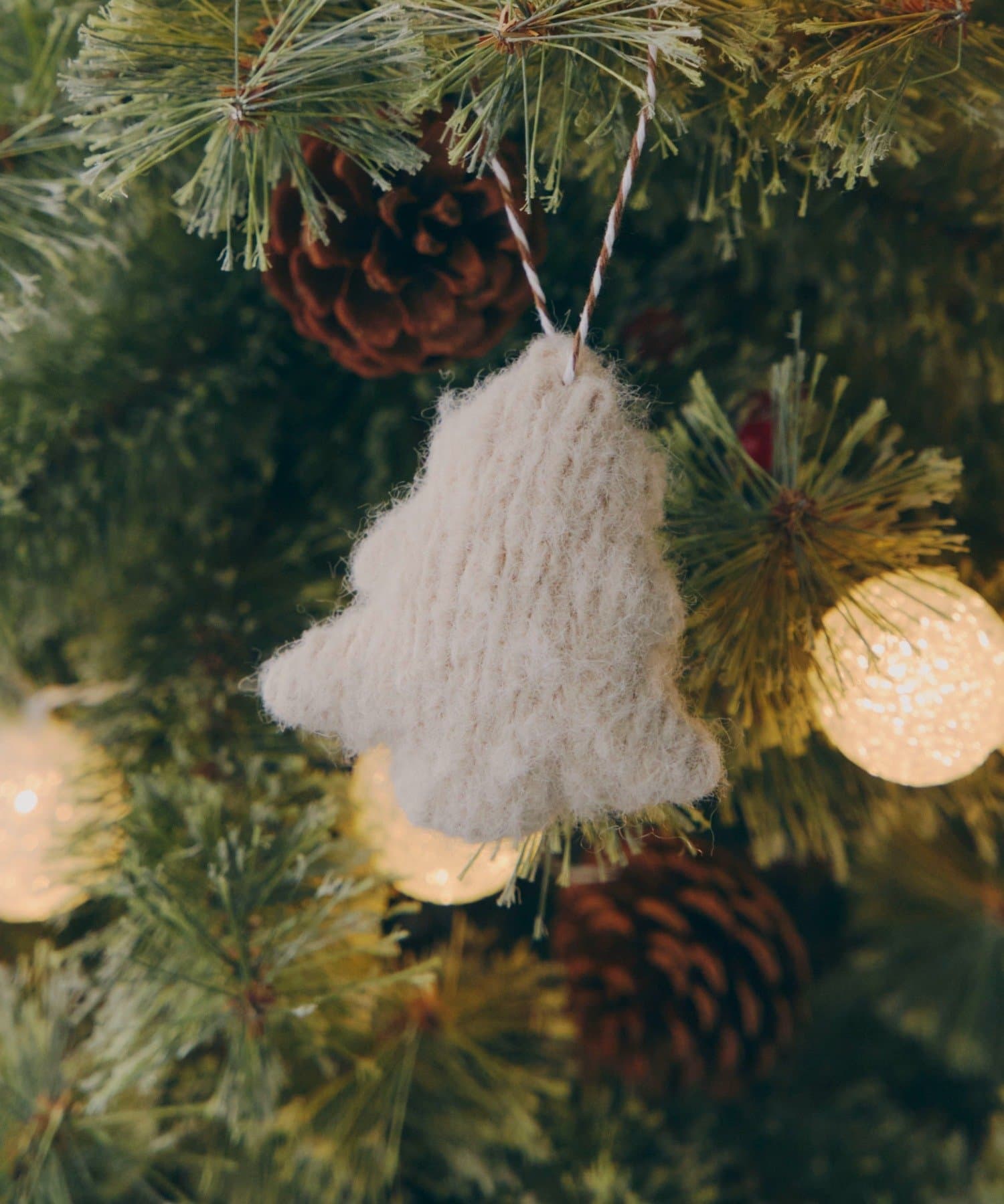 salut!(サリュ) ファブリックツリーオーナメント／Natural Christmas