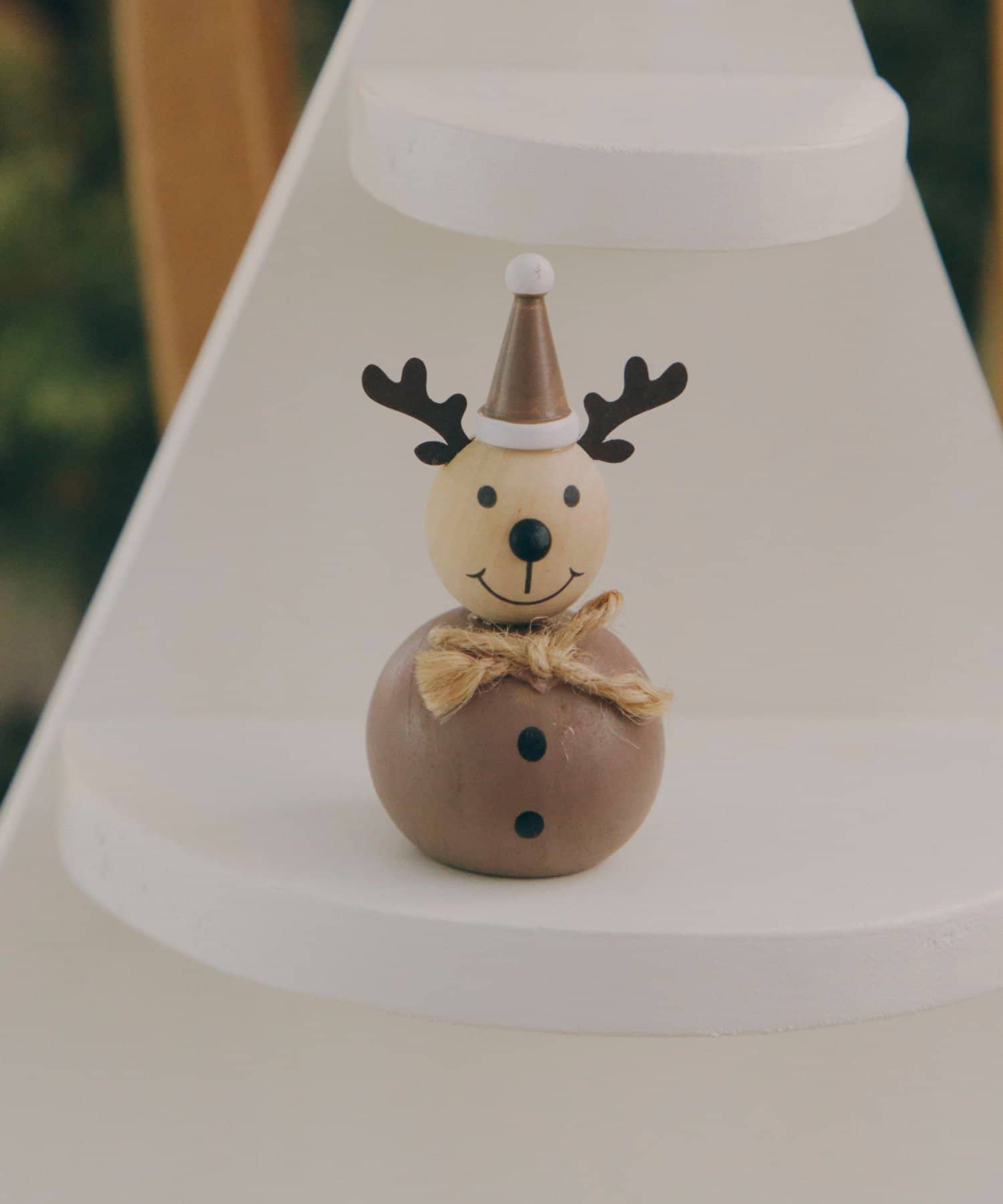 salut!(サリュ) ウッドトナカイオブジェ／Natural Christmas