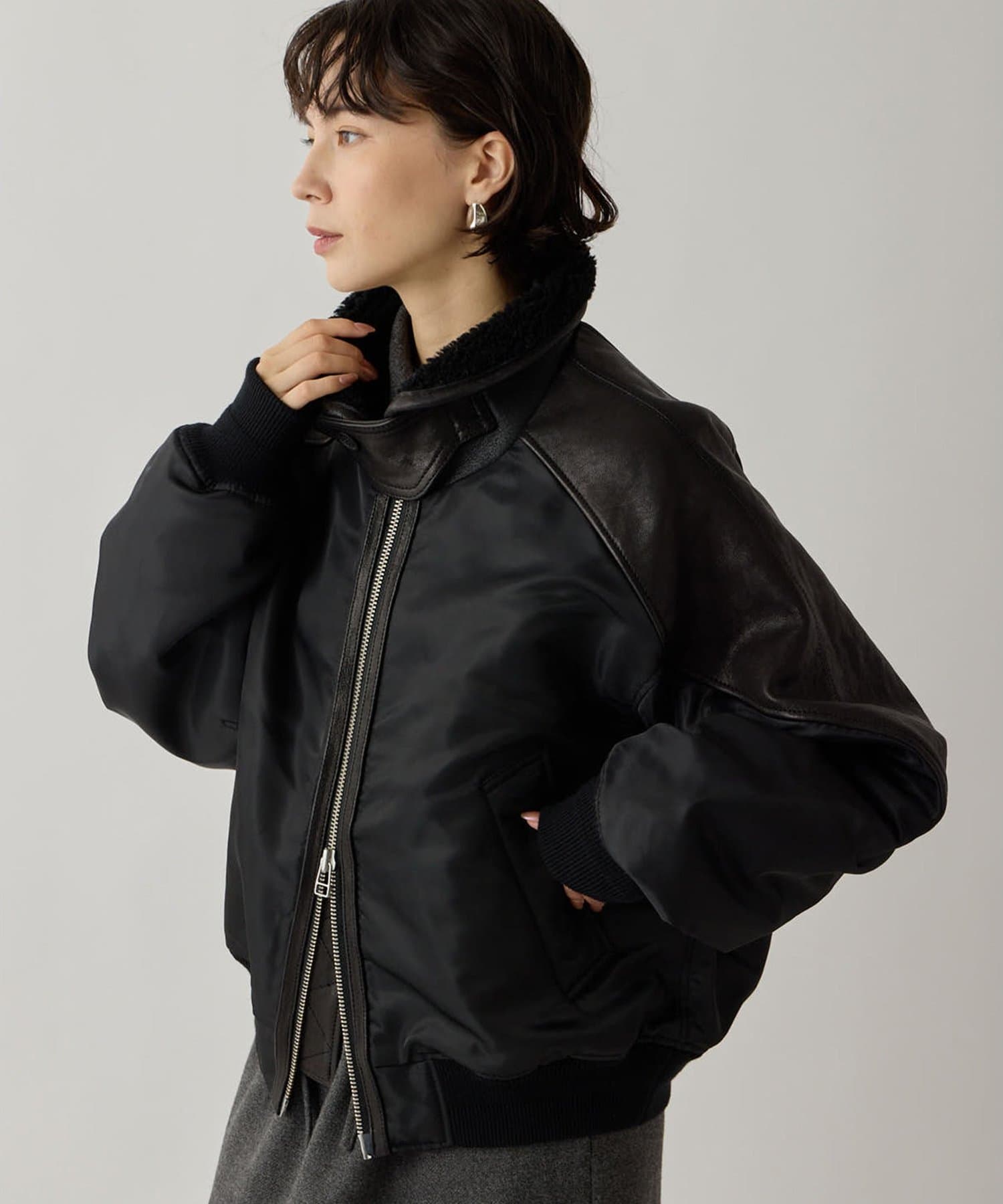 Whim Gazette(ウィム ガゼット) 【COOR】SHEARLING MA-1