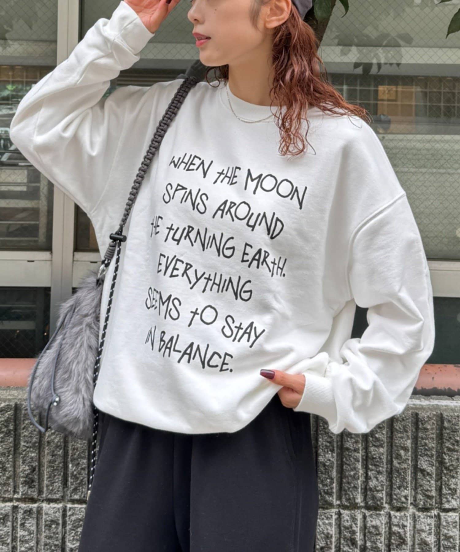 CIAOPANIC TYPY(チャオパニックティピー) 【UNISEX】手書きメッセージロゴスウェット/WEB限定カラーあり