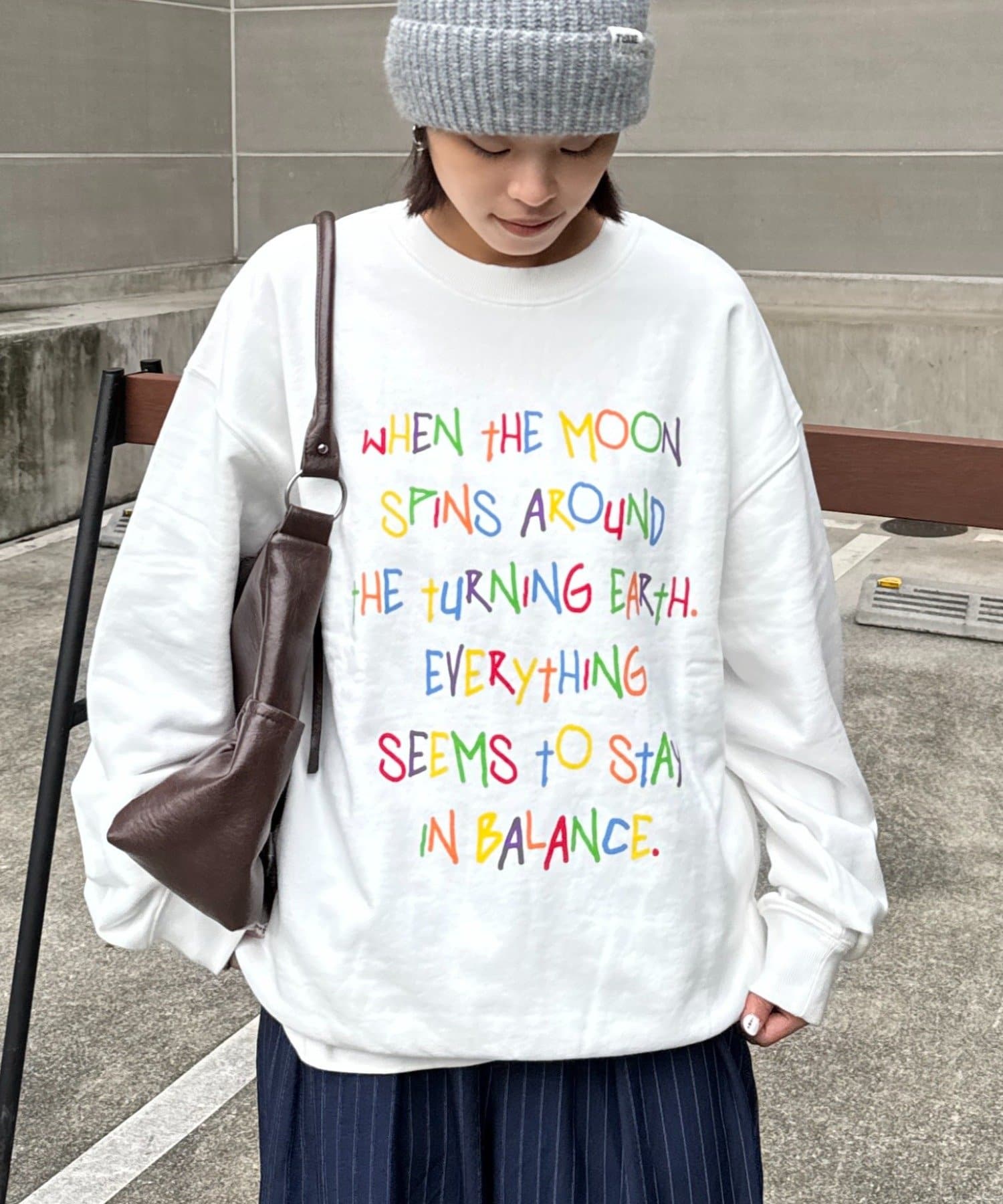 CIAOPANIC TYPY(チャオパニックティピー) 【UNISEX】手書きメッセージロゴスウェット/WEB限定カラーあり