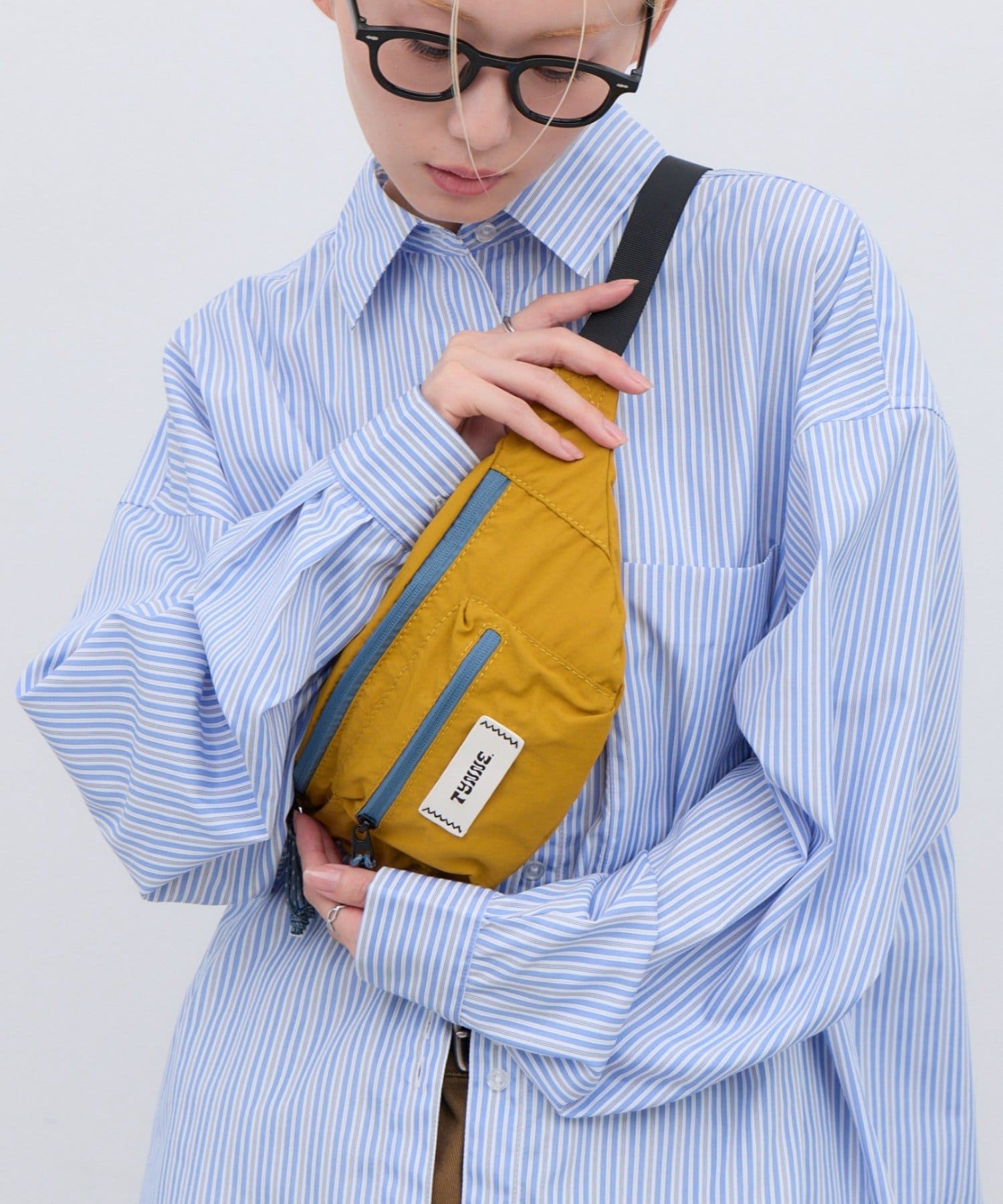 CIAOPANIC TYPY(チャオパニックティピー) 【26Winter展示会 出展商品】【TYNNE.】3ポケット配色ナイロンウエストポーチ