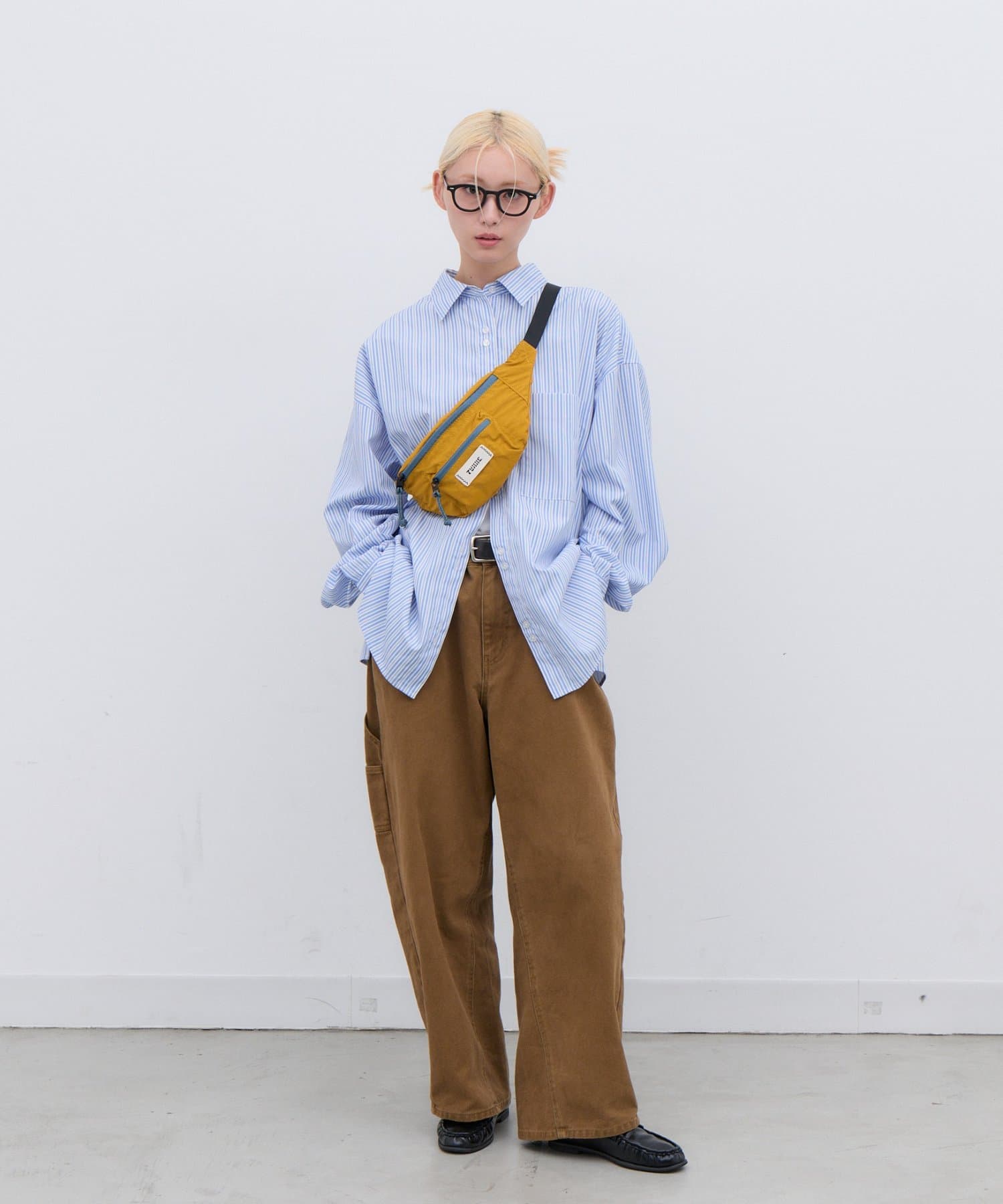 CIAOPANIC TYPY(チャオパニックティピー) 【26Winter展示会 出展商品】【TYNNE.】3ポケット配色ナイロンウエストポーチ