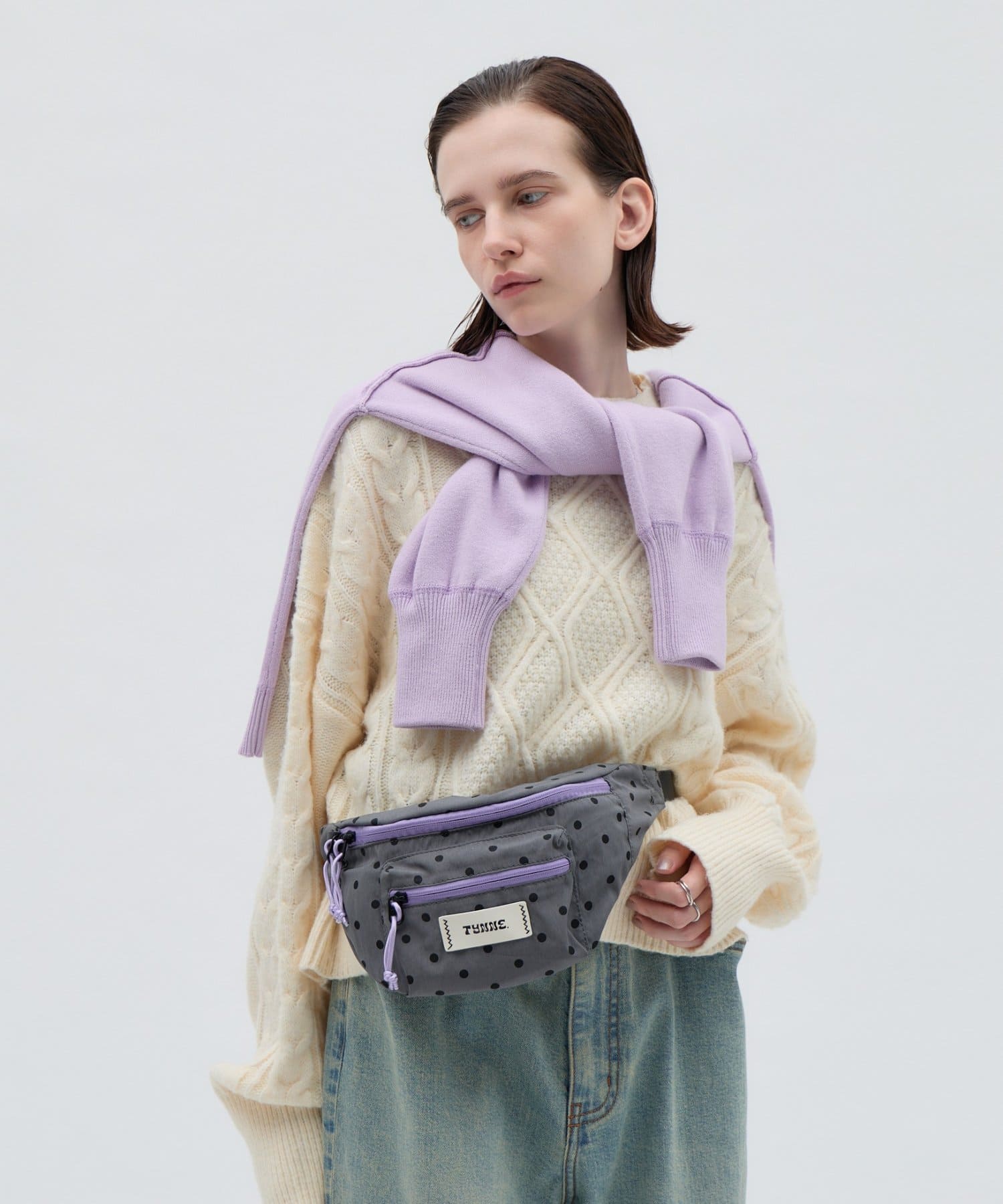 CIAOPANIC TYPY(チャオパニックティピー) 【26Winter展示会 出展商品】【TYNNE.】新色登場！3ポケット配色ナイロンウエストポーチ