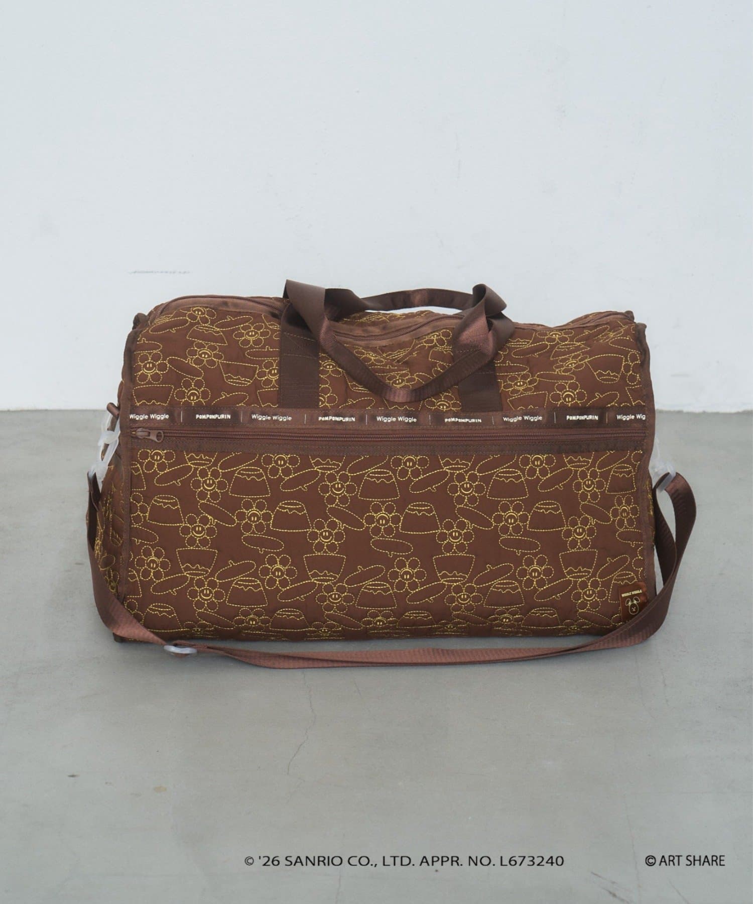 CIAOPANIC TYPY(チャオパニックティピー) サンリオキャラクターズ ❘ wiggle wiggle ❘ CIAOPANIC TYPY 総柄刺繍トラベルBAG