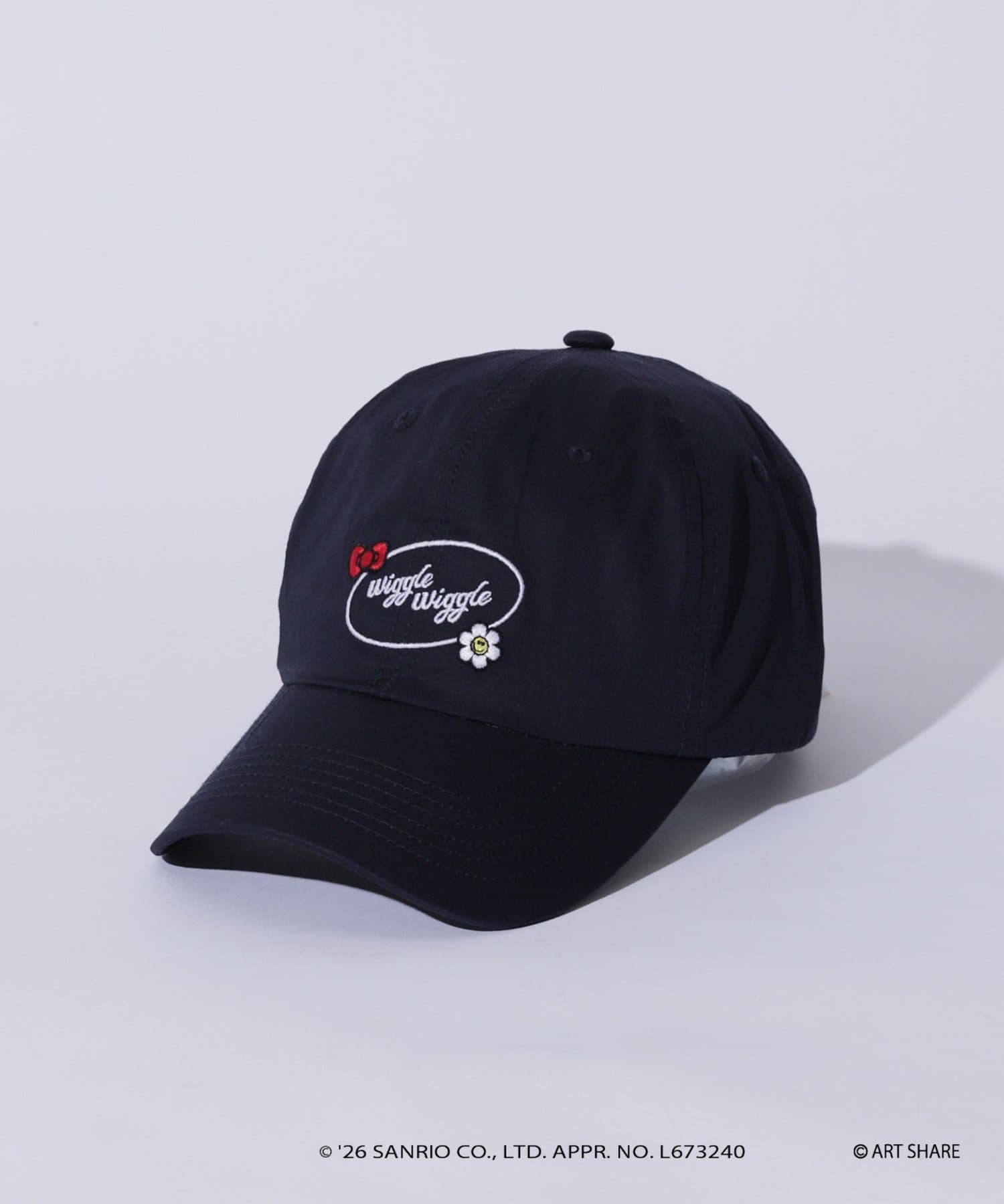 CIAOPANIC TYPY(チャオパニックティピー) サンリオキャラクターズ ❘ wiggle wiggle ❘ CIAOPANIC TYPY ポイント刺繍バックシルエットCAP