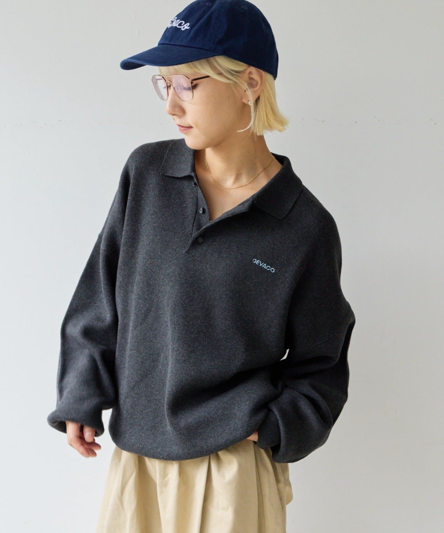 CIAOPANIC TYPY(チャオパニックティピー) 【26Winter展示会 出展商品】【GEVACO】配色ロゴニットポロ