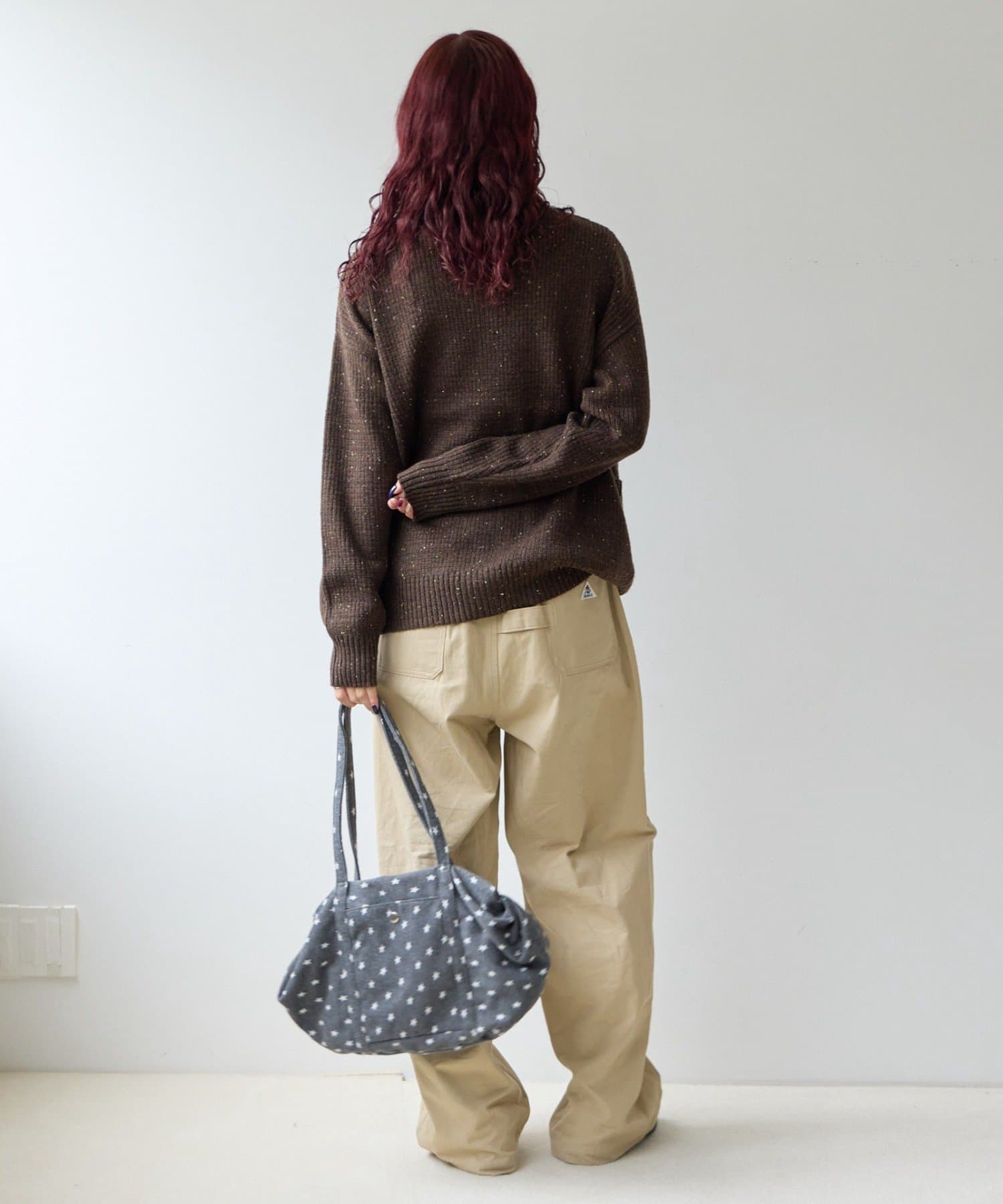 CIAOPANIC TYPY(チャオパニックティピー) 【26Winter展示会 出展商品】【GEVACO】ラウンドネックネップリブカーデ
