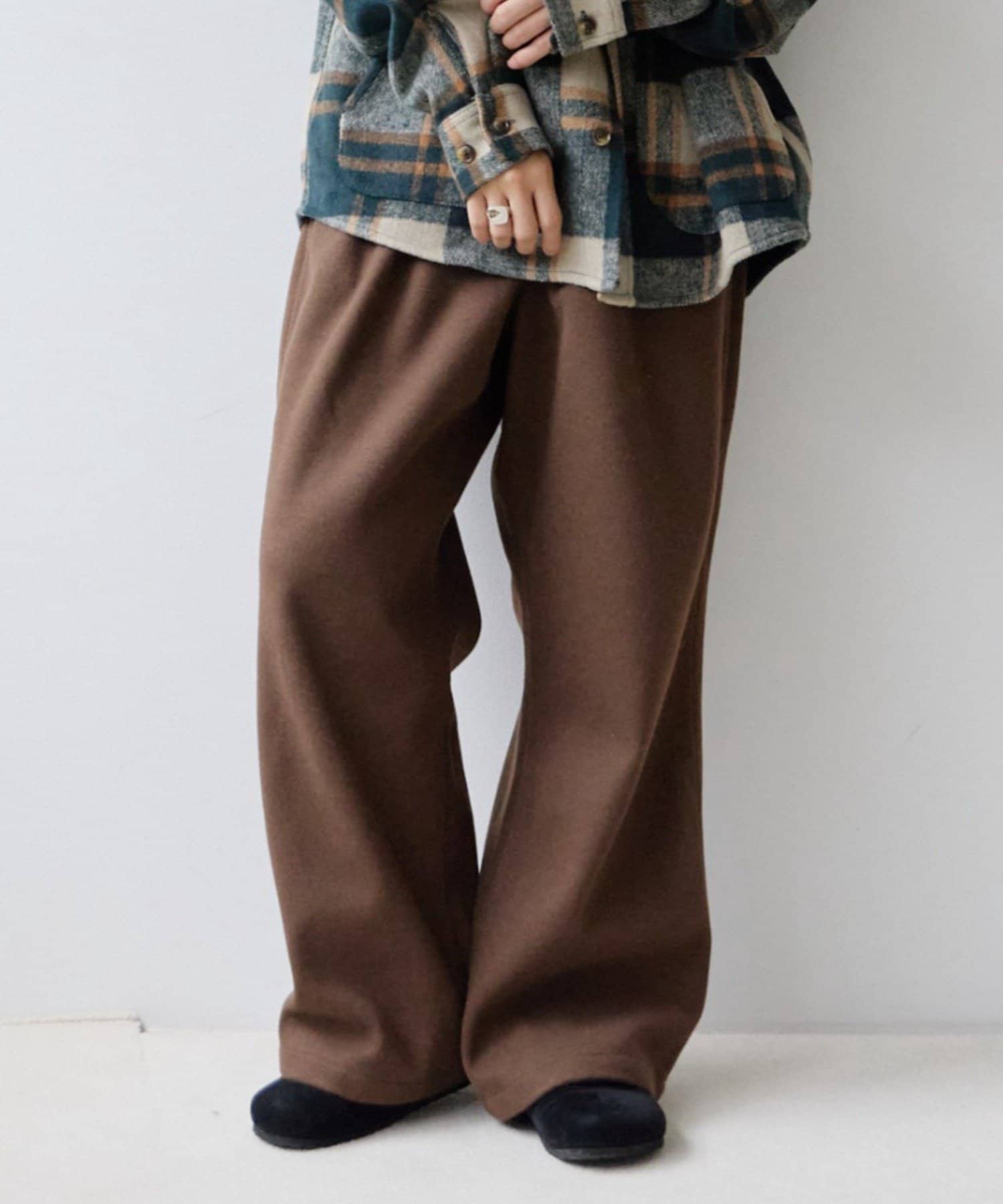 CIAOPANIC TYPY(チャオパニックティピー) 【26Winter展示会 出展商品】【GEVACO】ウールライクイージーワークパンツ
