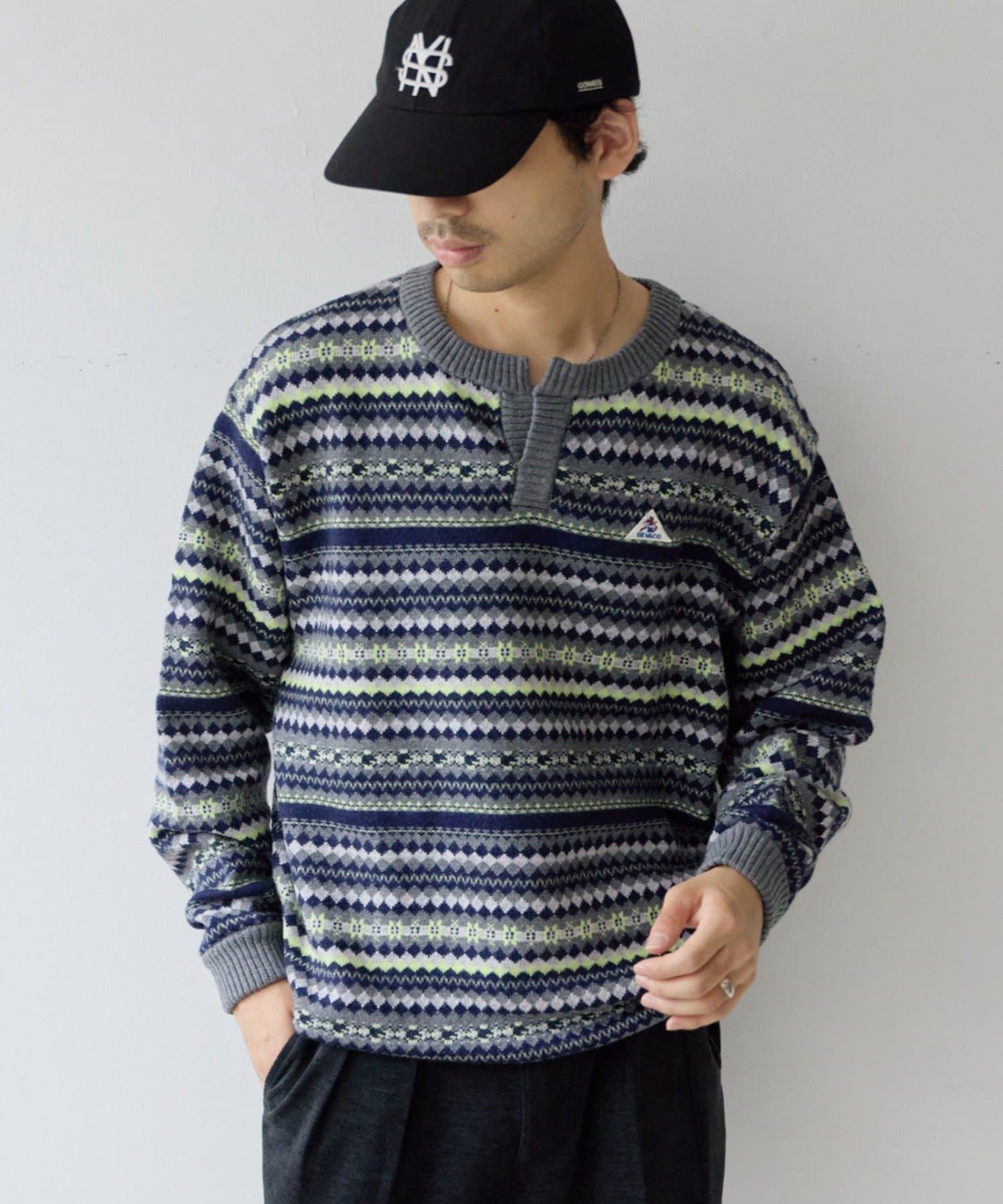 CIAOPANIC TYPY(チャオパニックティピー) 【26Winter展示会 出展商品】【GEVACO】フェアアイルニットPO