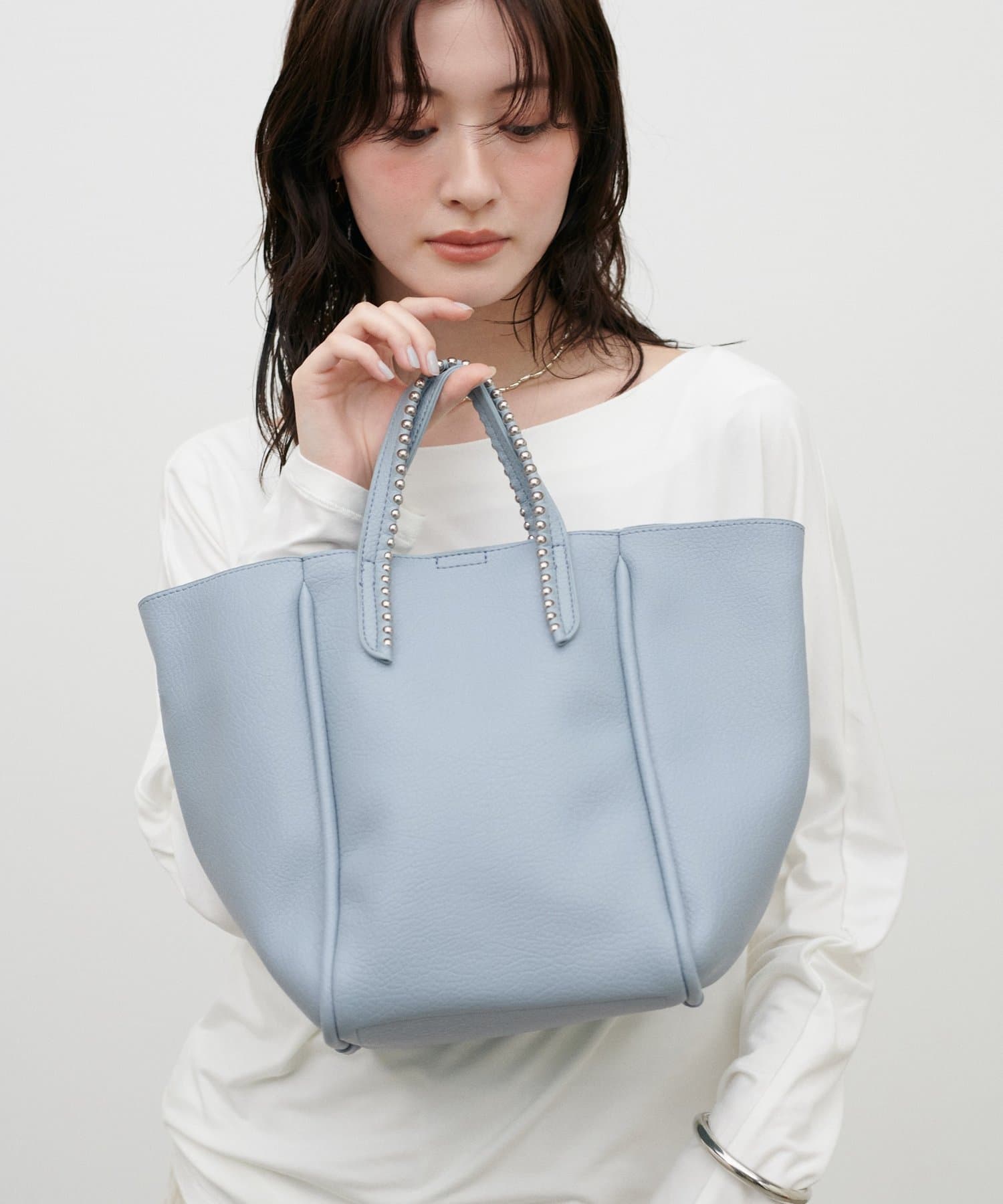 LARUTA(ラルータ) ミニショルダー付きボールチェーン2WAYトートバッグ