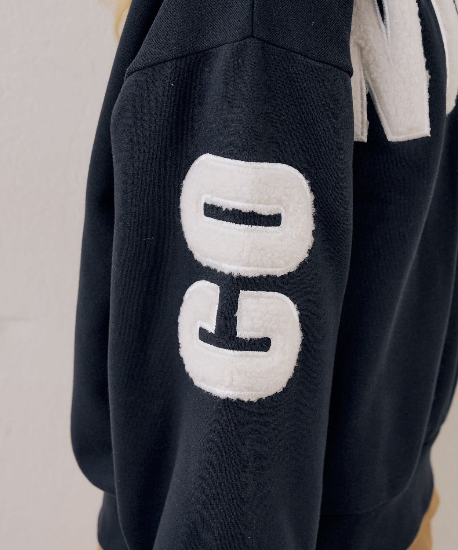NICE CLAUP / OLIVE des OLIVE OUTLET(ナイスクラップ  / オリーブ デ オリーブ アウトレット) 【continuer】 ビックロゴファースウェット