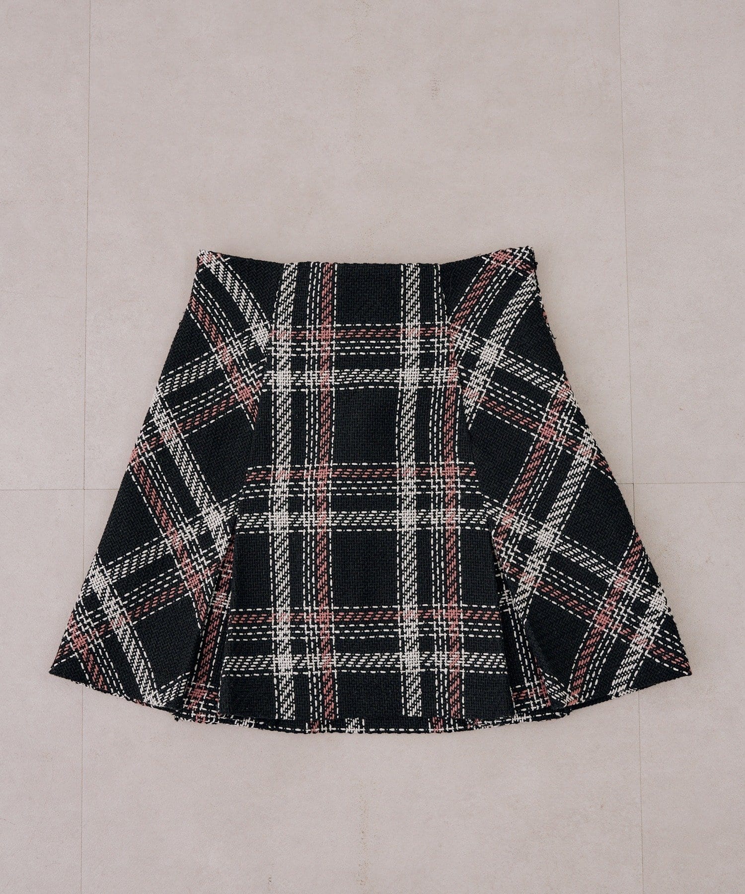 NICE CLAUP / OLIVE des OLIVE OUTLET(ナイスクラップ  / オリーブ デ オリーブ アウトレット) 【continuer】ボックスプリーツミニスカート