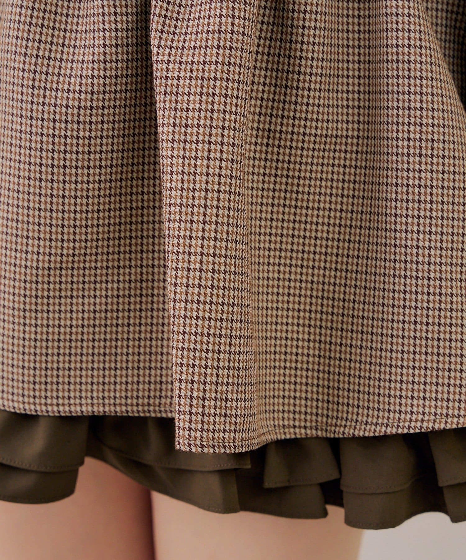 NICE CLAUP / OLIVE des OLIVE OUTLET(ナイスクラップ  / オリーブ デ オリーブ アウトレット) 【continuer】ベルト付きテーラーミニワンピース