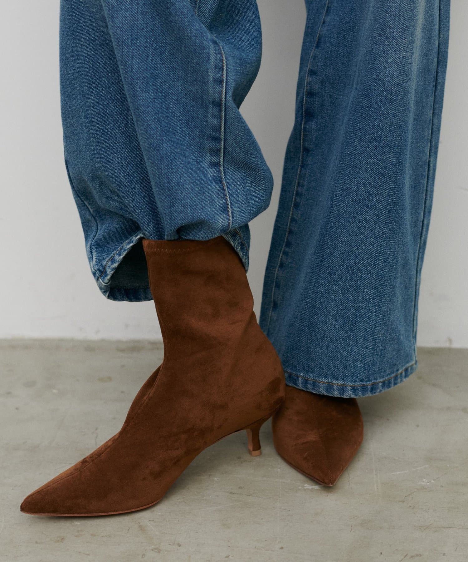 LARUTA(ラルータ) 【Adour】Deneuve No.4 ストレッチショートブーツ
