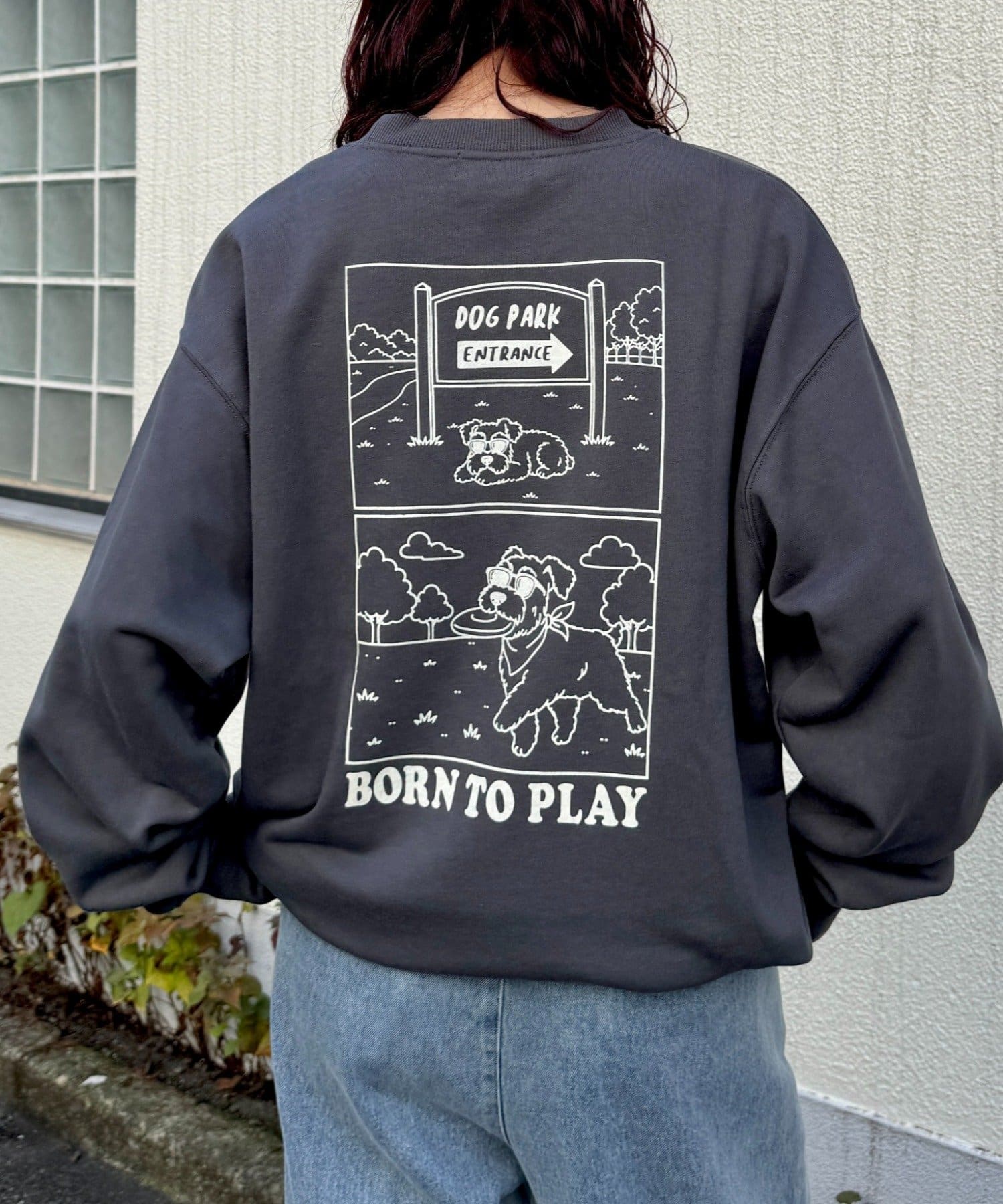 CIAOPANIC TYPY(チャオパニックティピー) 【UNISEX】DOG刺繍裏毛スウェット