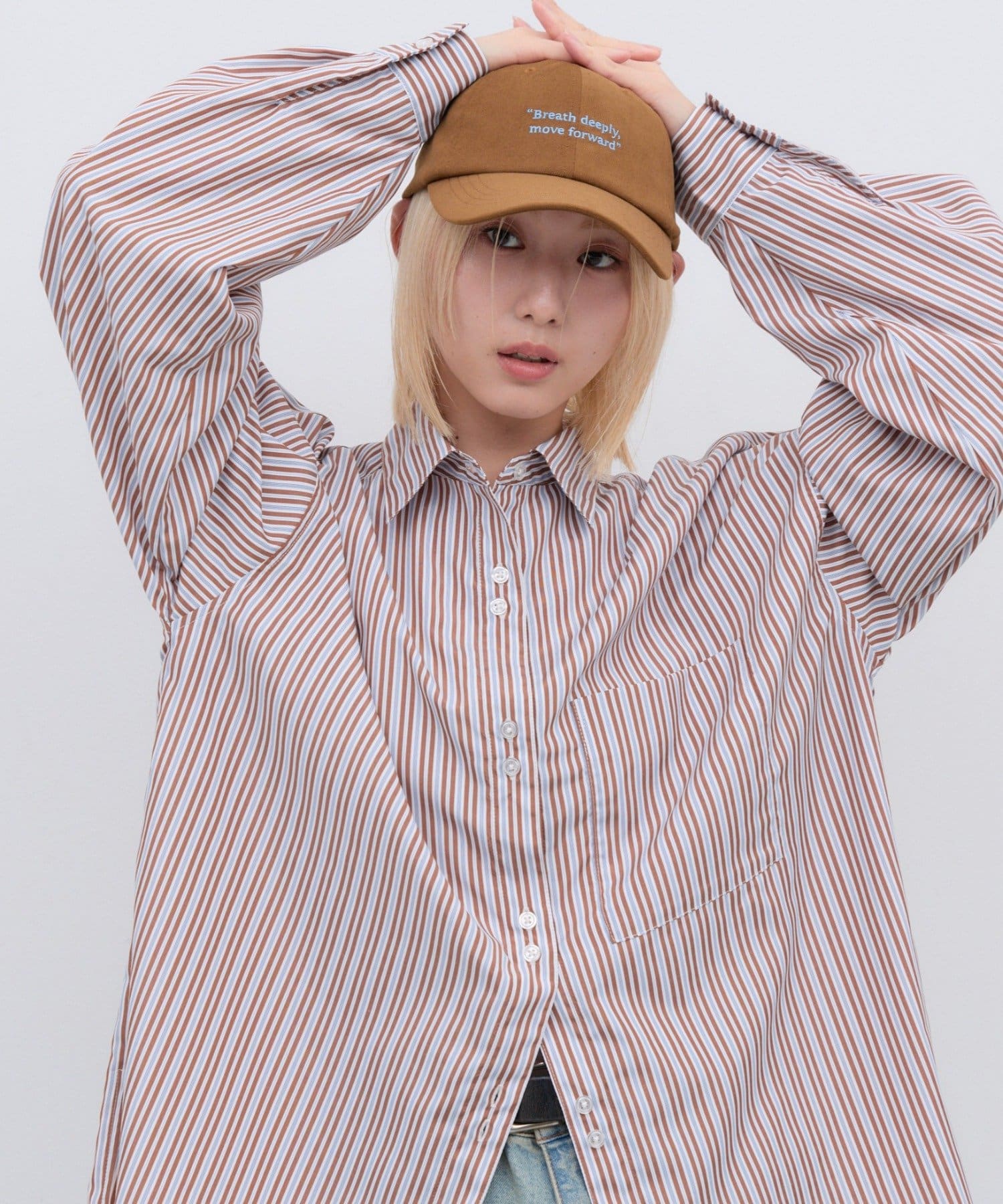 CIAOPANIC TYPY(チャオパニックティピー) ∴ダブルボタンオーバーシャツ