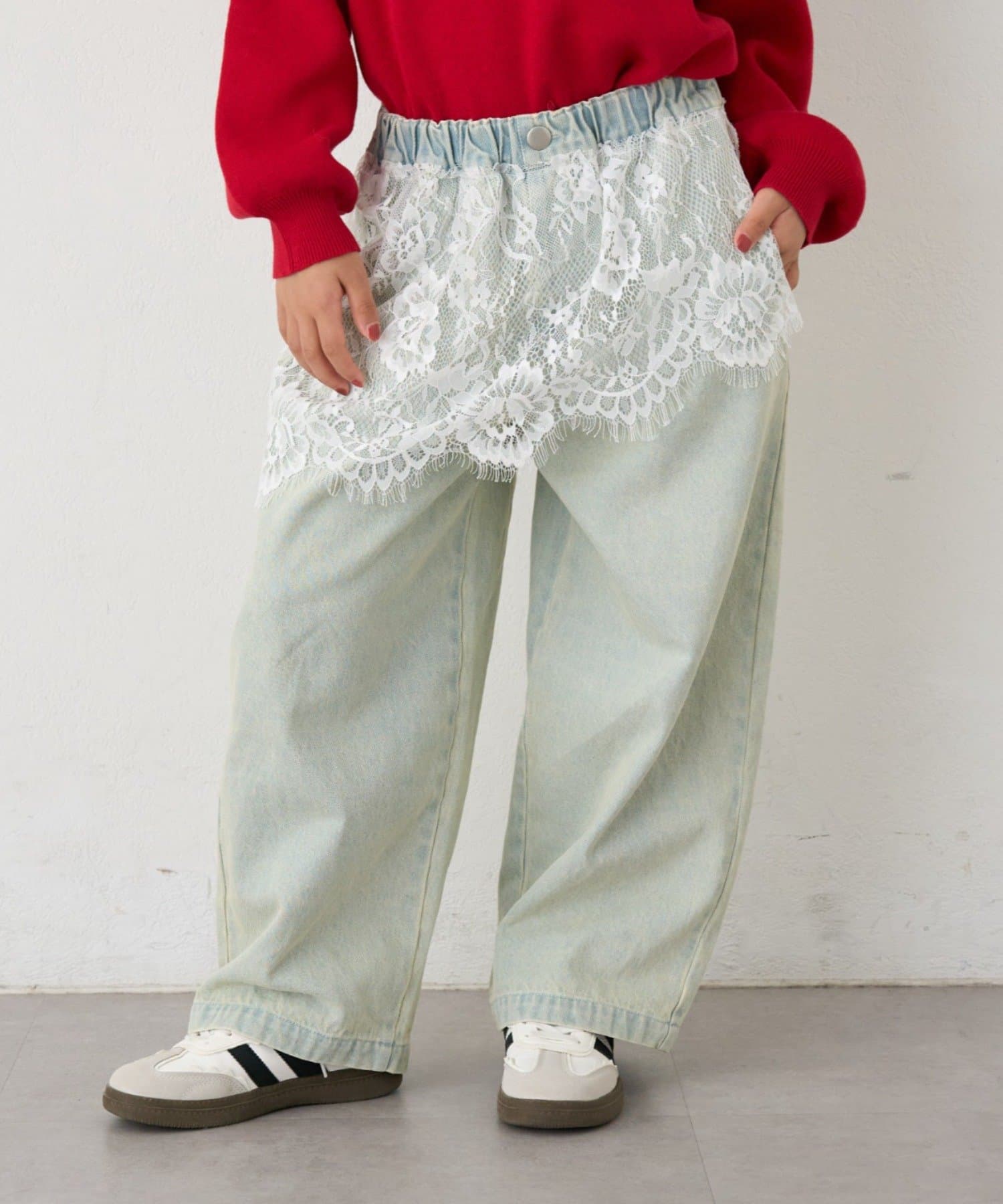 KIDS】レースレイヤードひげレースアソートパンツ | CIAOPANIC TYPY