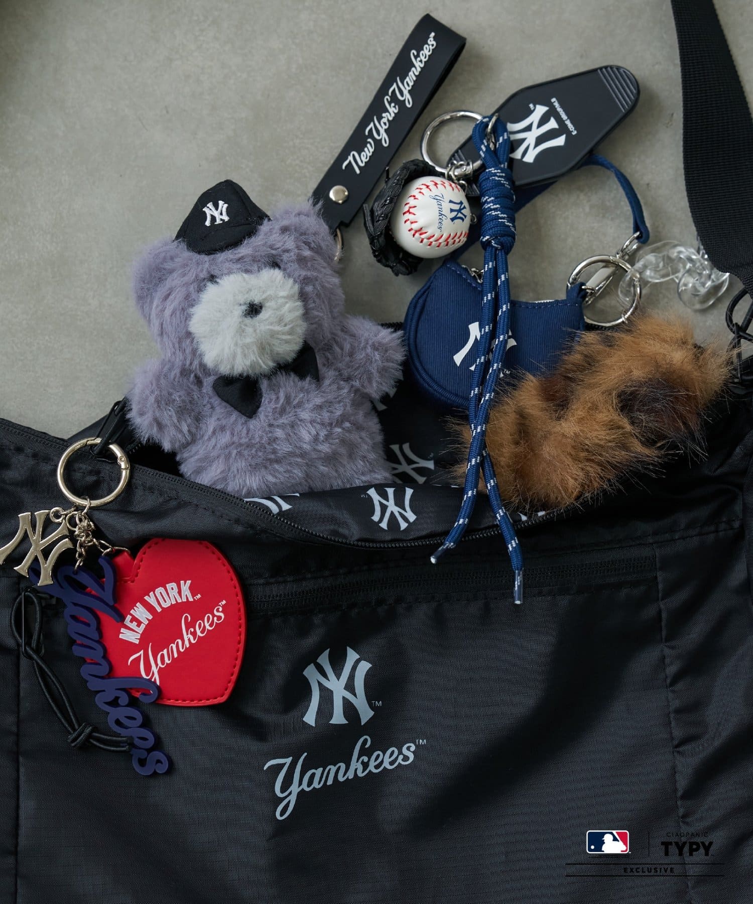 CIAOPANIC TYPY(チャオパニックティピー) MLB別注くまチャーム