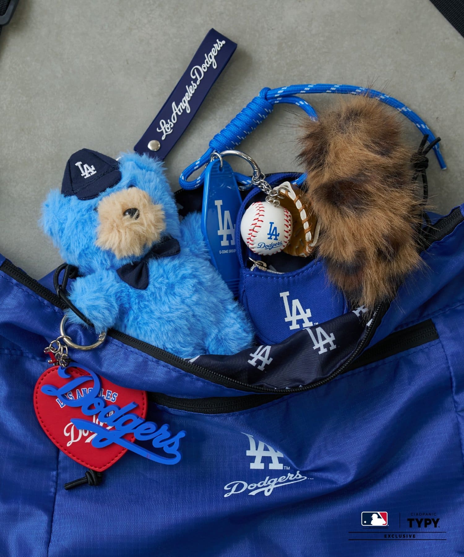 CIAOPANIC TYPY(チャオパニックティピー) MLB別注くまチャーム
