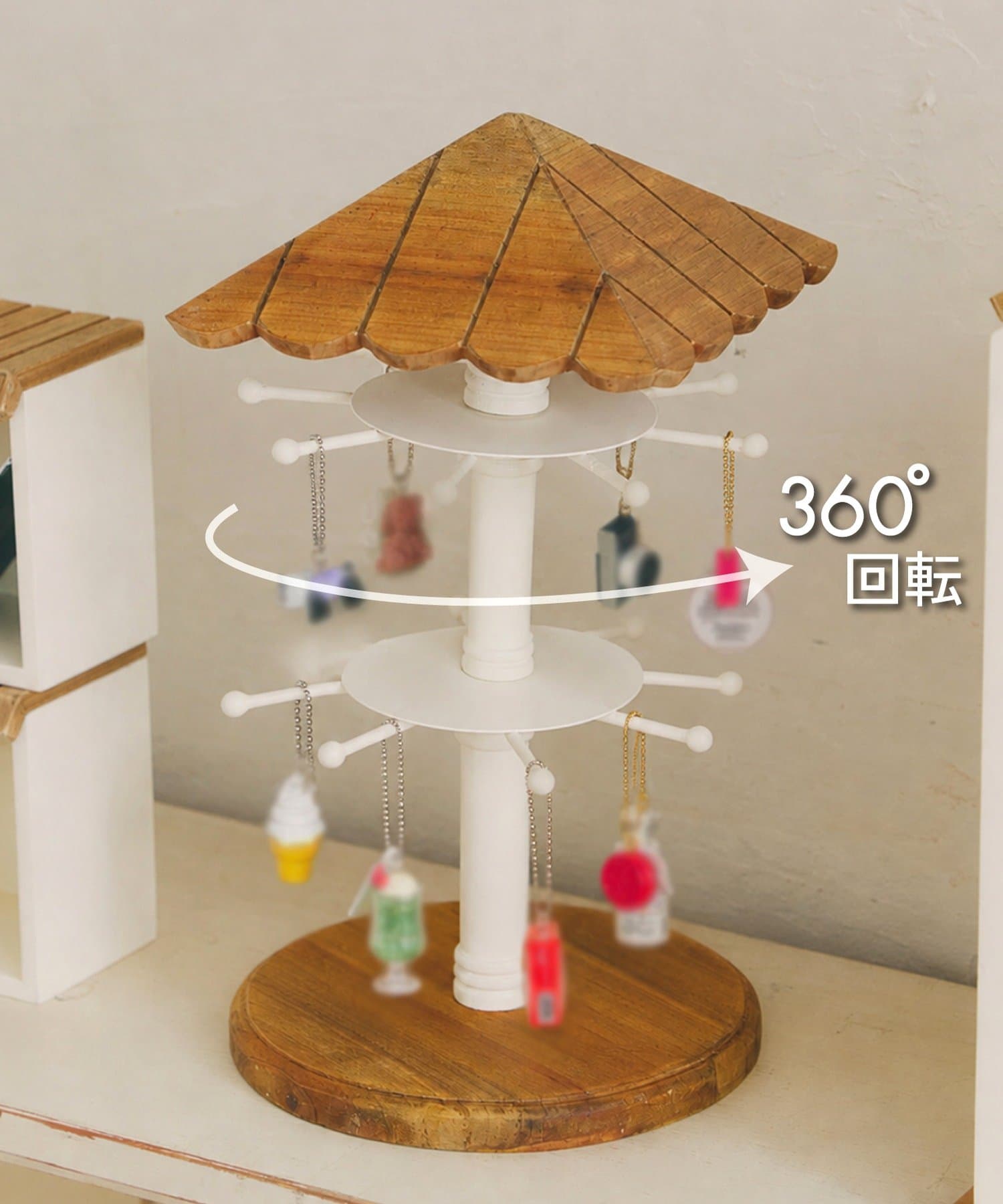 おうち回転式フックラック 画像1