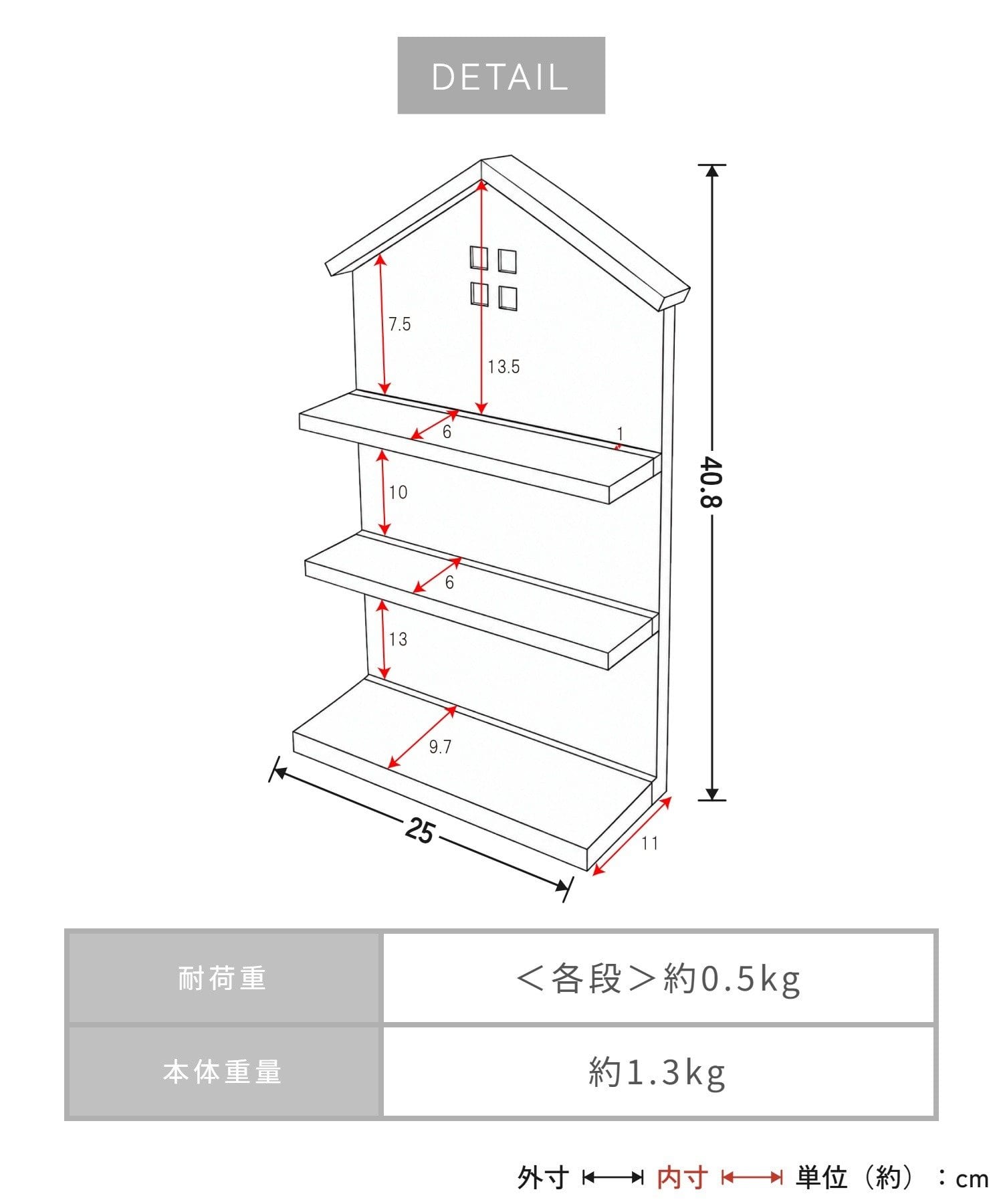 おうち3段マンションラック 画像4
