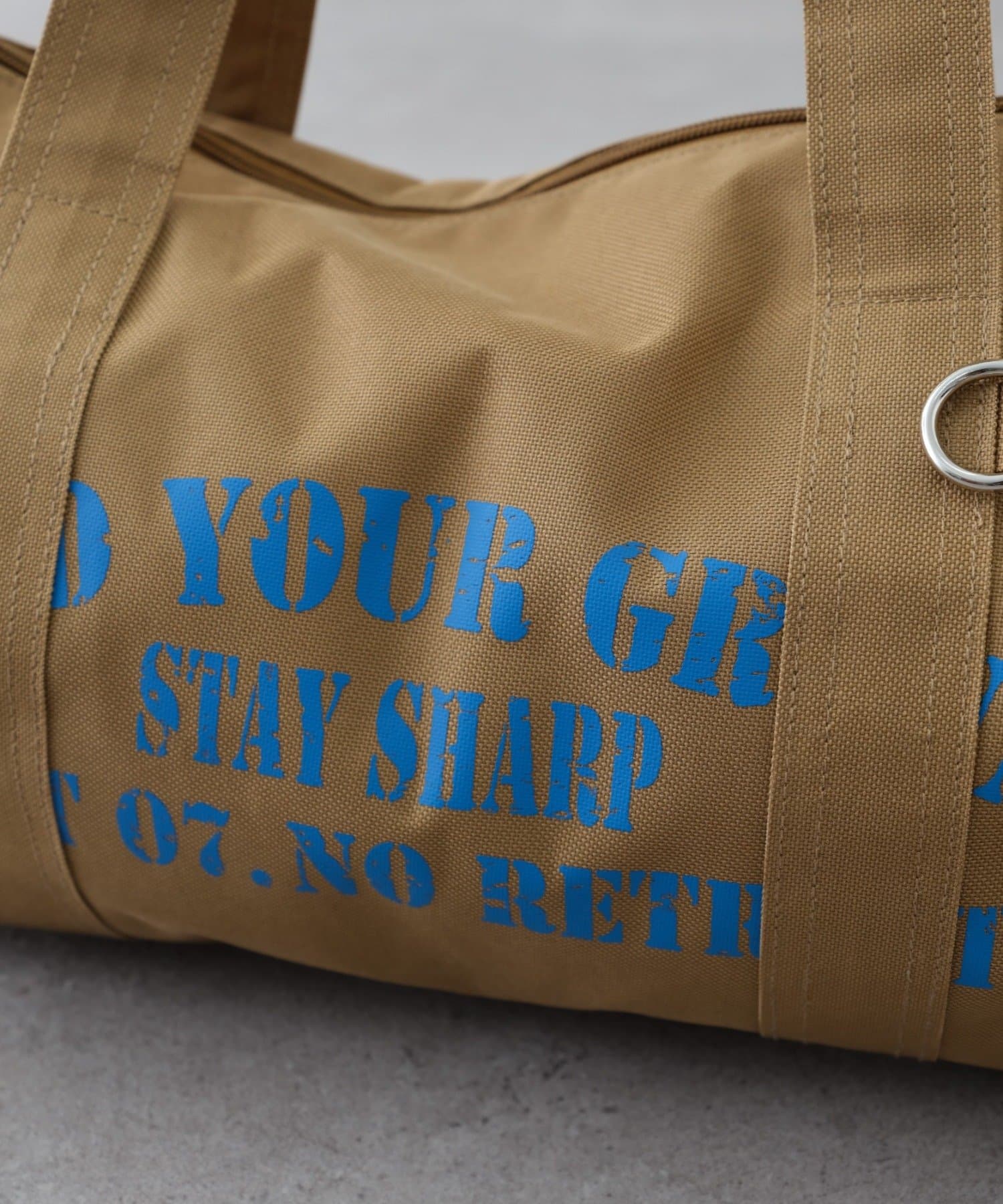 CIAOPANIC TYPY(チャオパニックティピー) キャンバスロゴドラムショルダーBAG