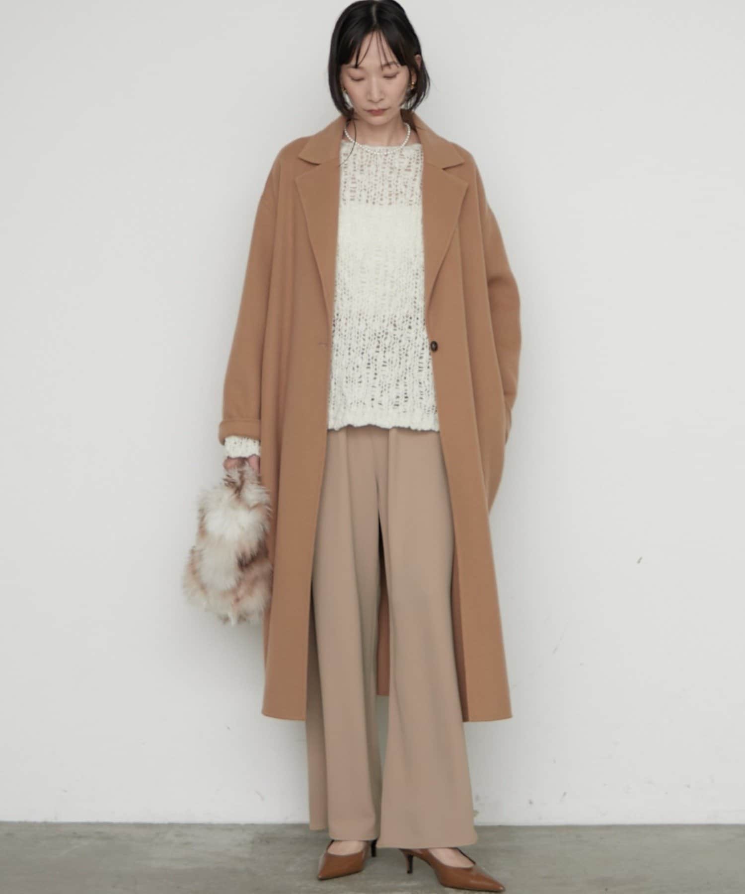 LOUNGEDRESS(ラウンジドレス) 《前後着用可》ハンド2WAYニット