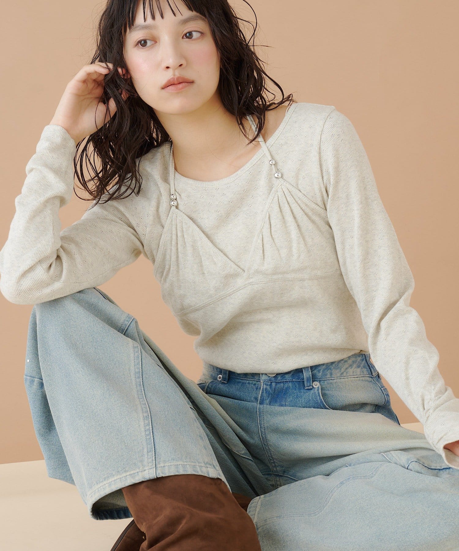 Kastane(カスタネ) 【9.19(土)0:00発売】ブラビスチェドッキングTEE