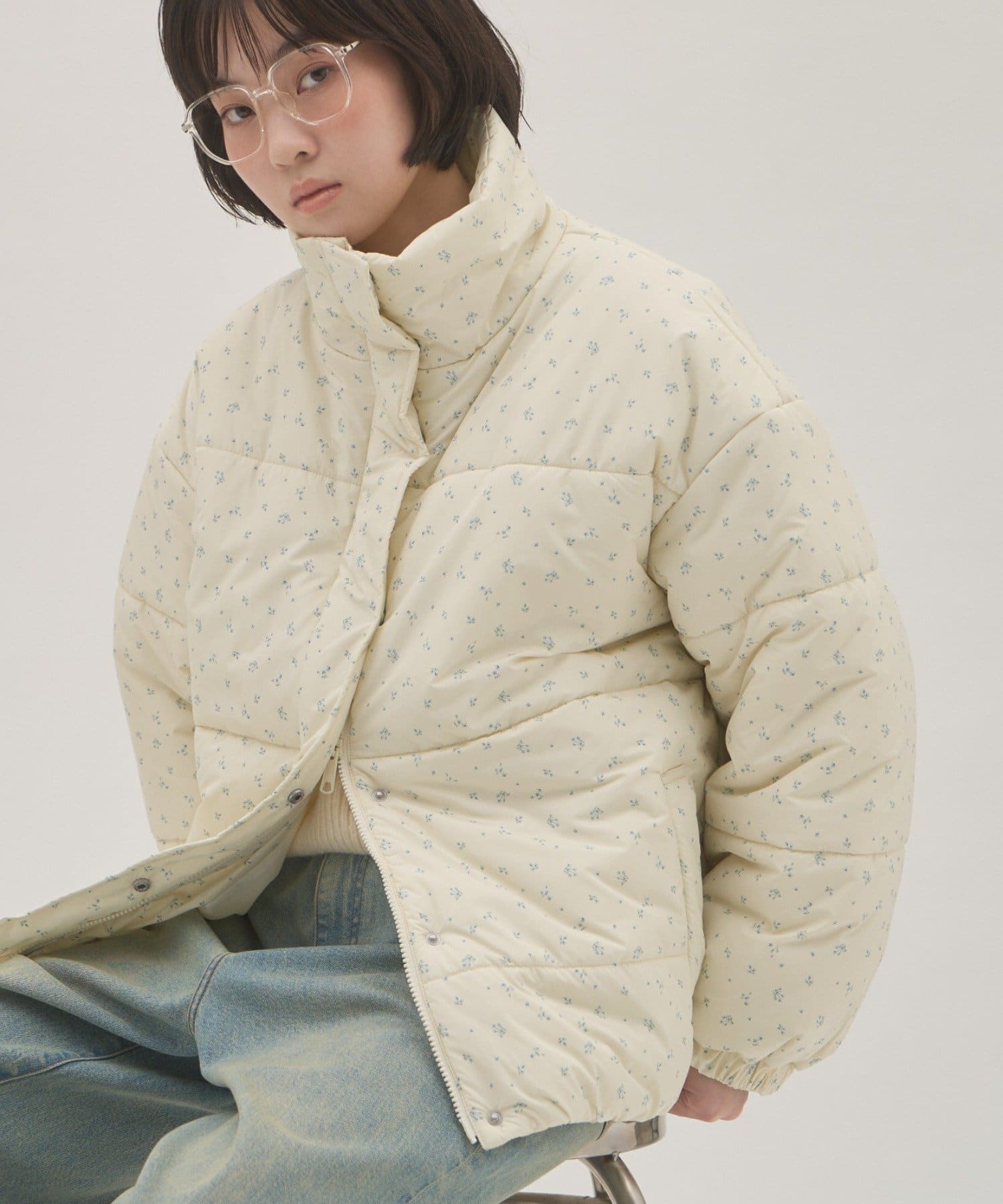 CIAOPANIC TYPY(チャオパニックティピー) 【26Winter展示会 出展商品】【willow】小花柄中綿アウター