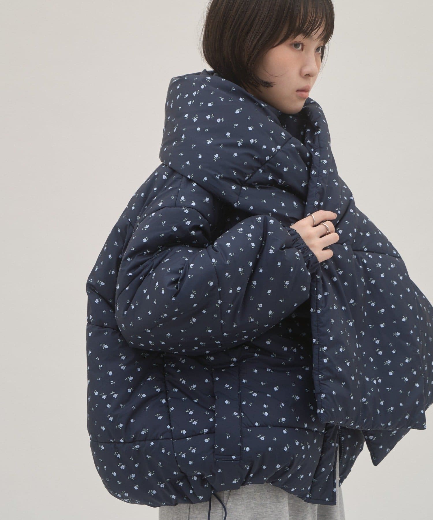 CIAOPANIC TYPY(チャオパニックティピー) 【26Winter展示会 出展商品】【willow】小花柄中綿アウター