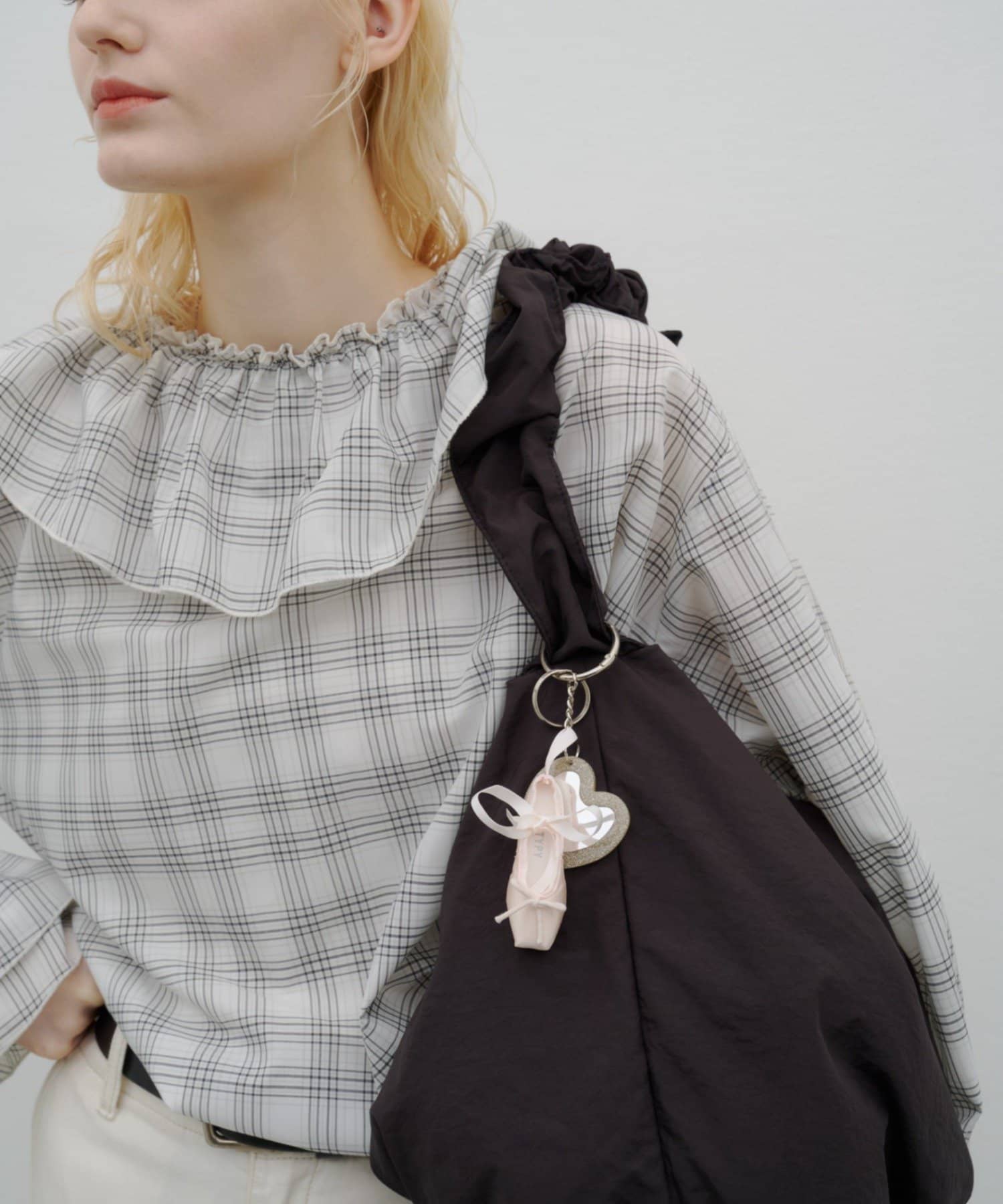 CIAOPANIC TYPY(チャオパニックティピー) 【26Winter展示会 出展商品】ハートミラー付きバレエチャーム